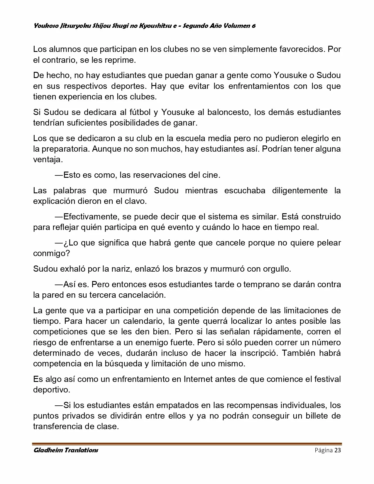 Página 23 del Manga