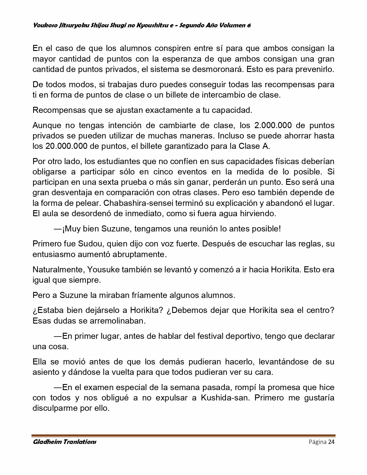 Página 24 del Manga