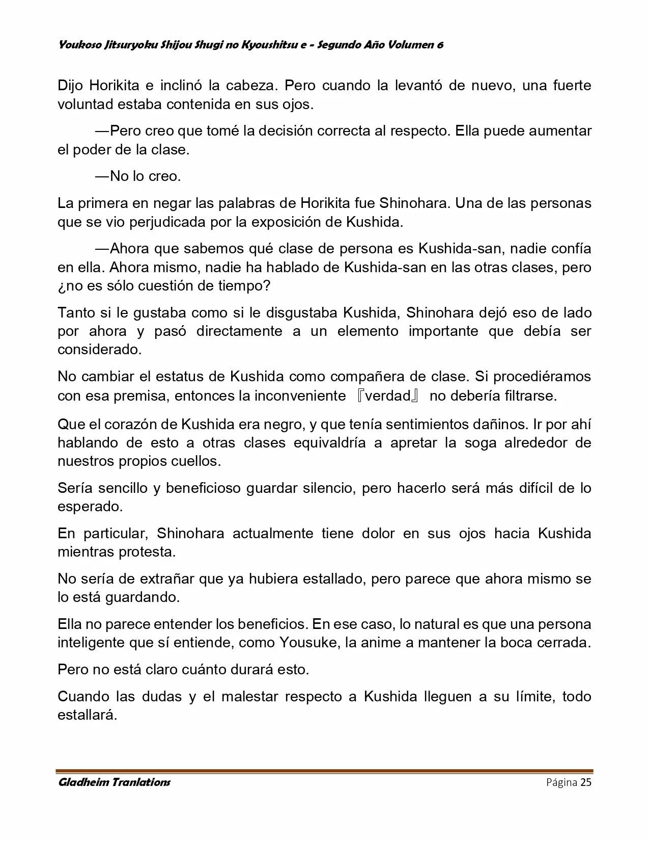 Página 25 del Manga