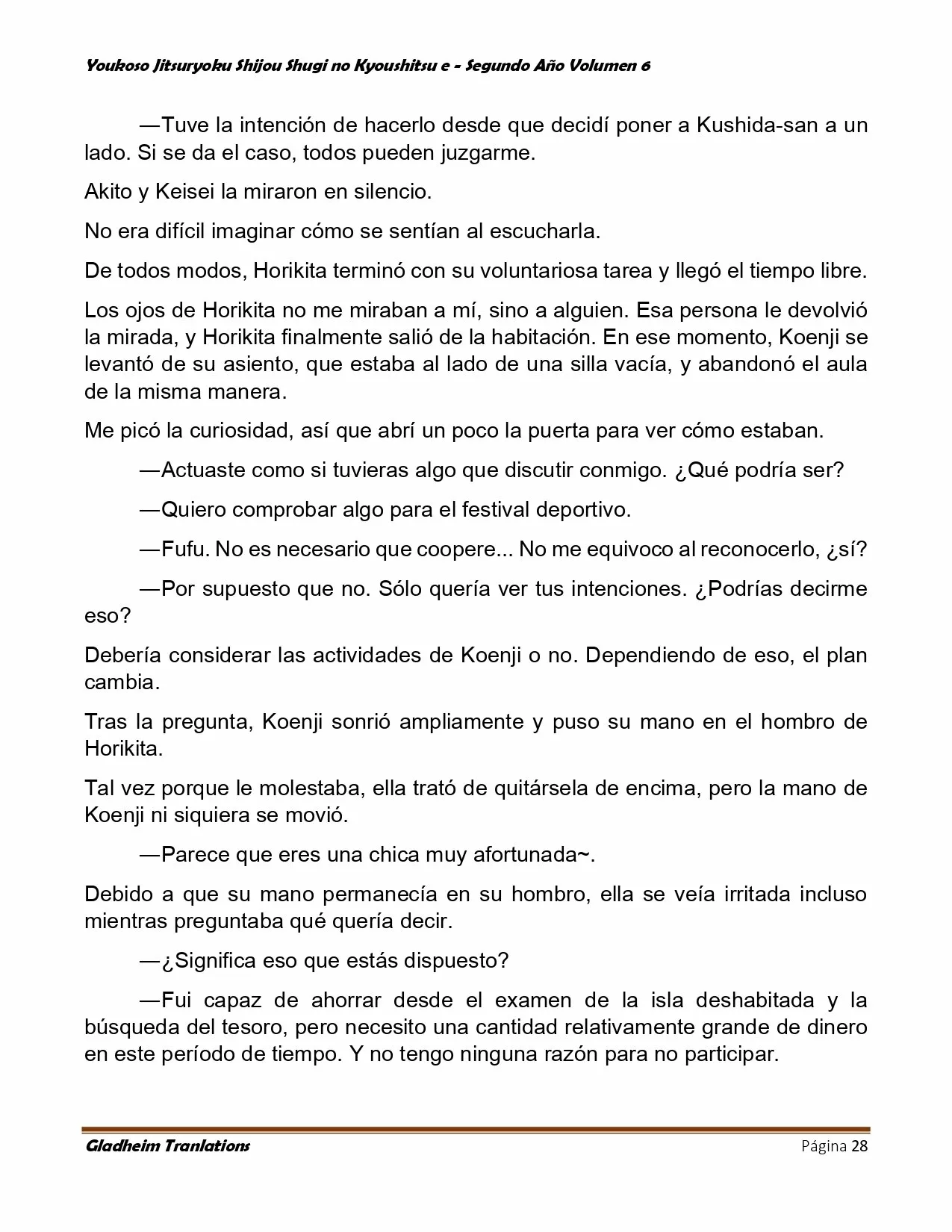 Página 28 del Manga