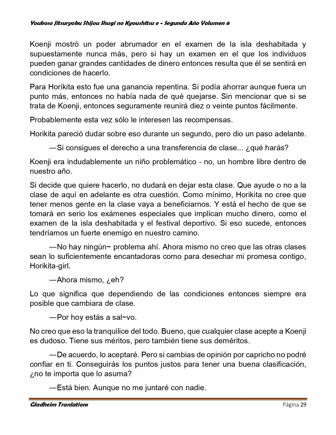 Página 29 del Manga