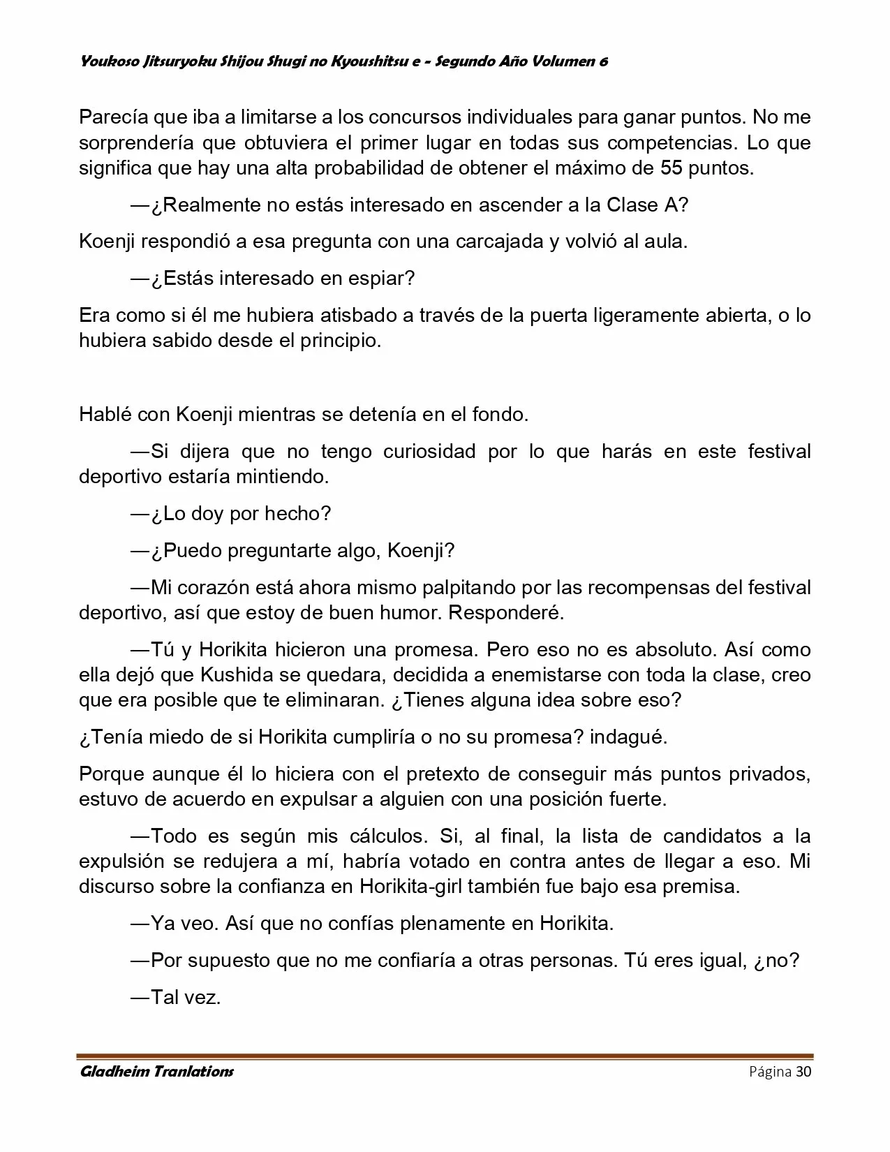 Página 30 del Manga