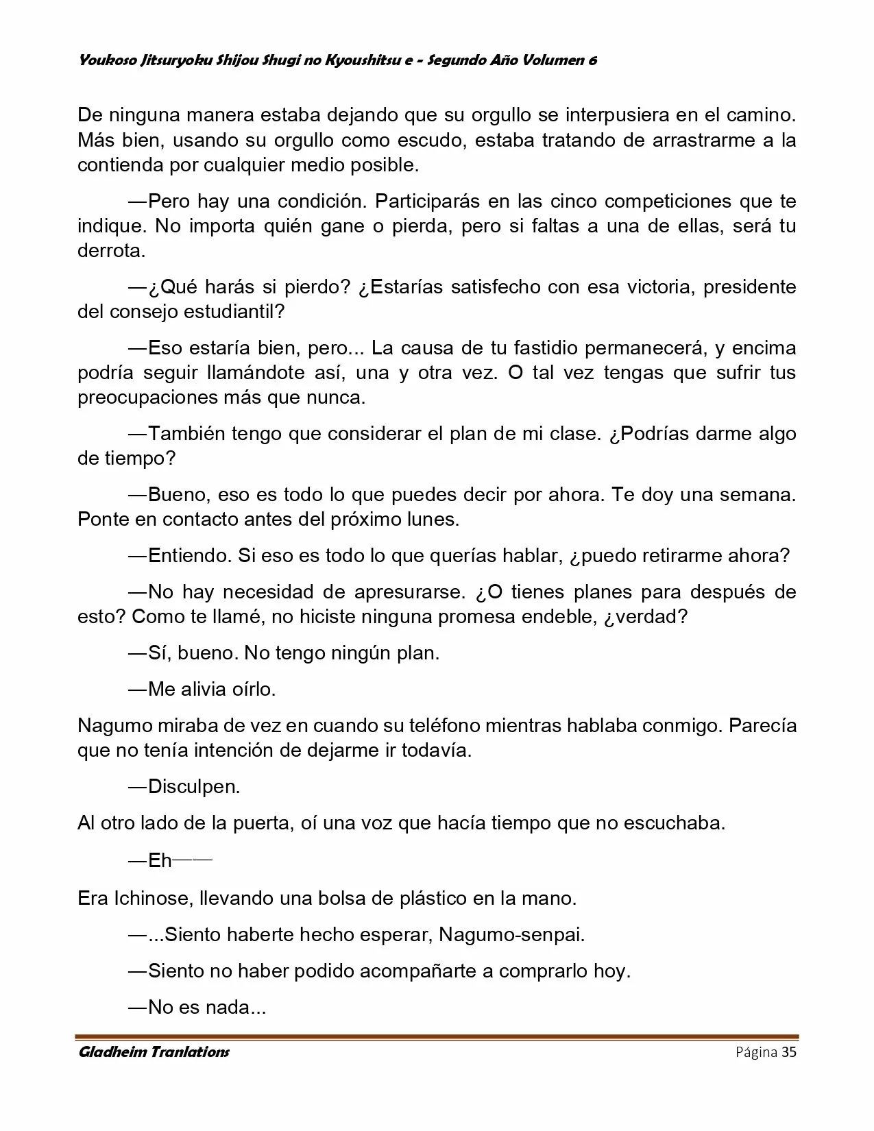 Página 35 del Manga