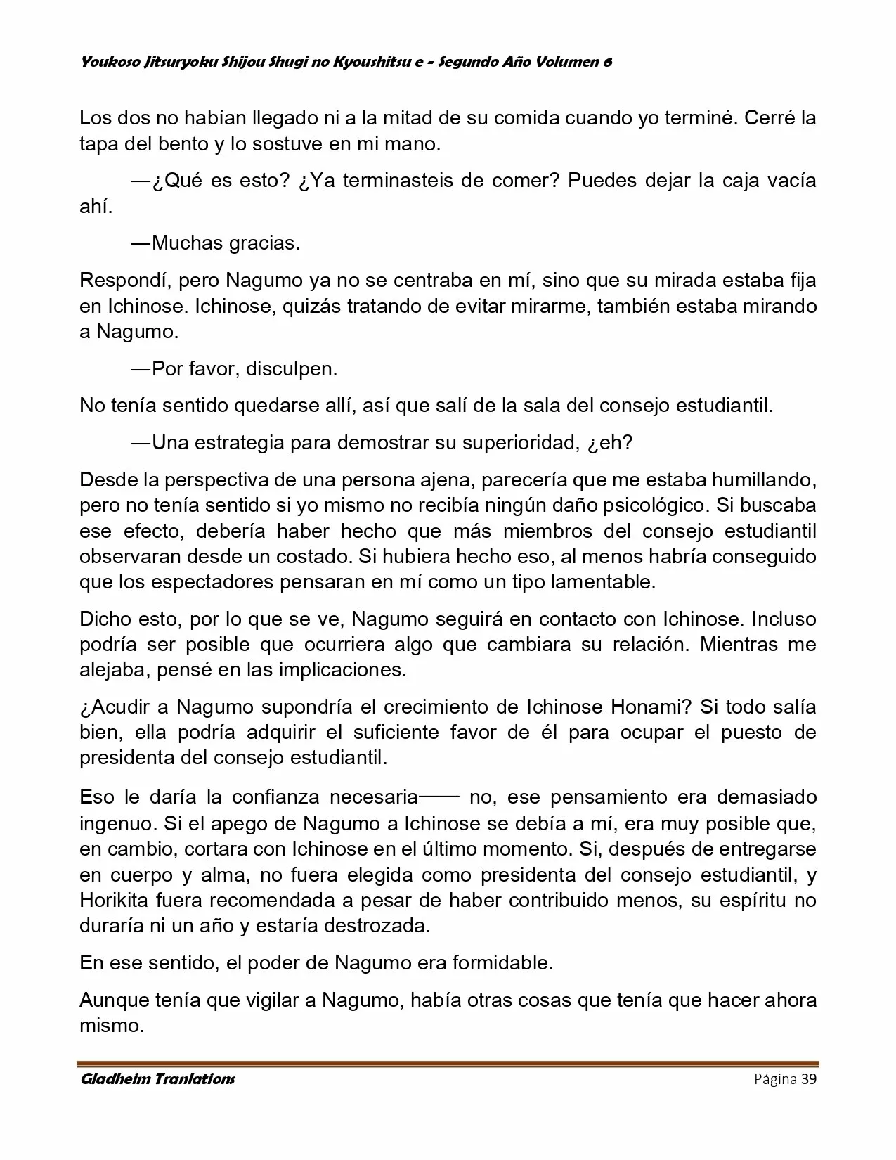 Página 39 del Manga