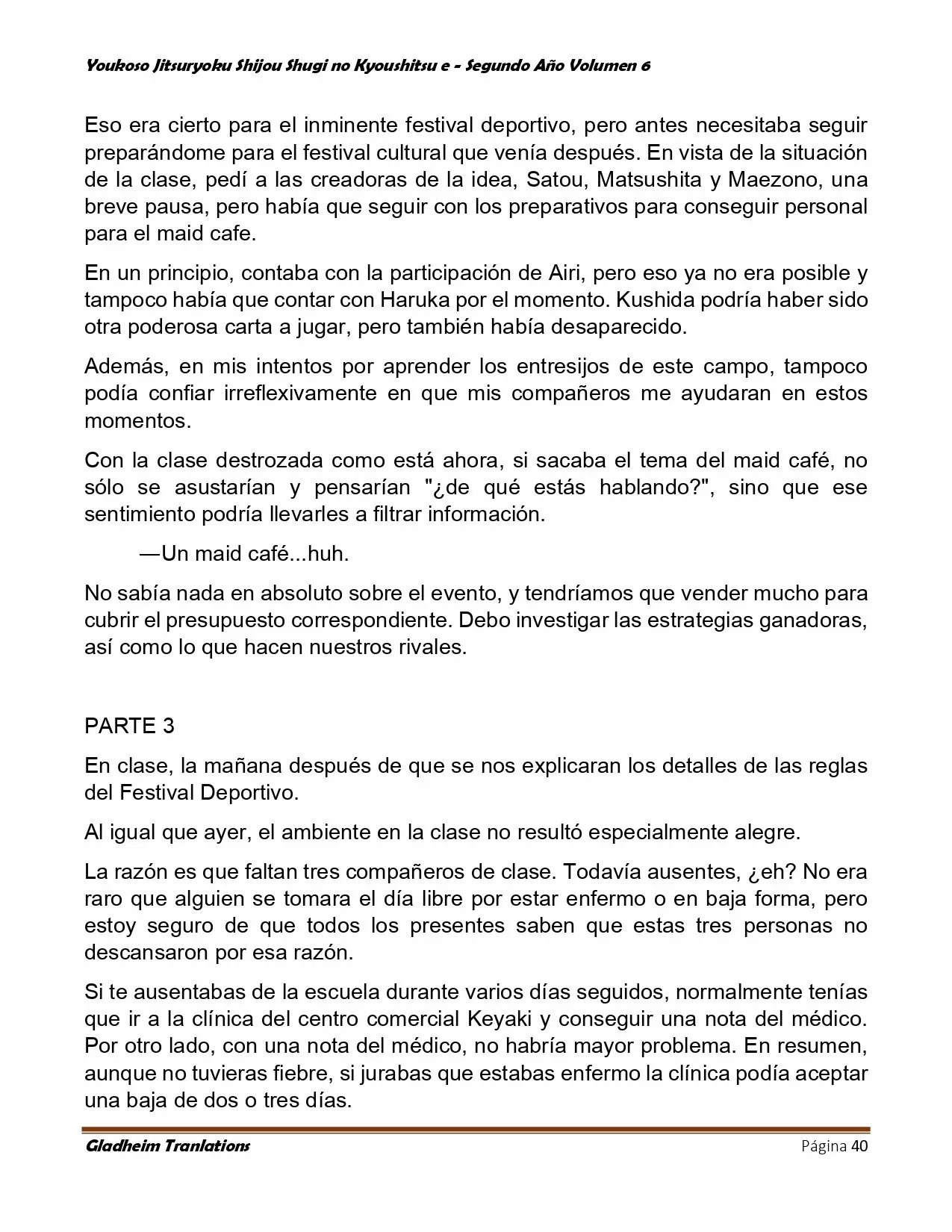 Página 40 del Manga