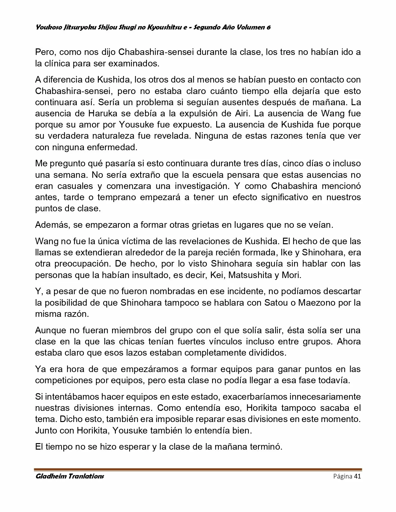 Página 41 del Manga