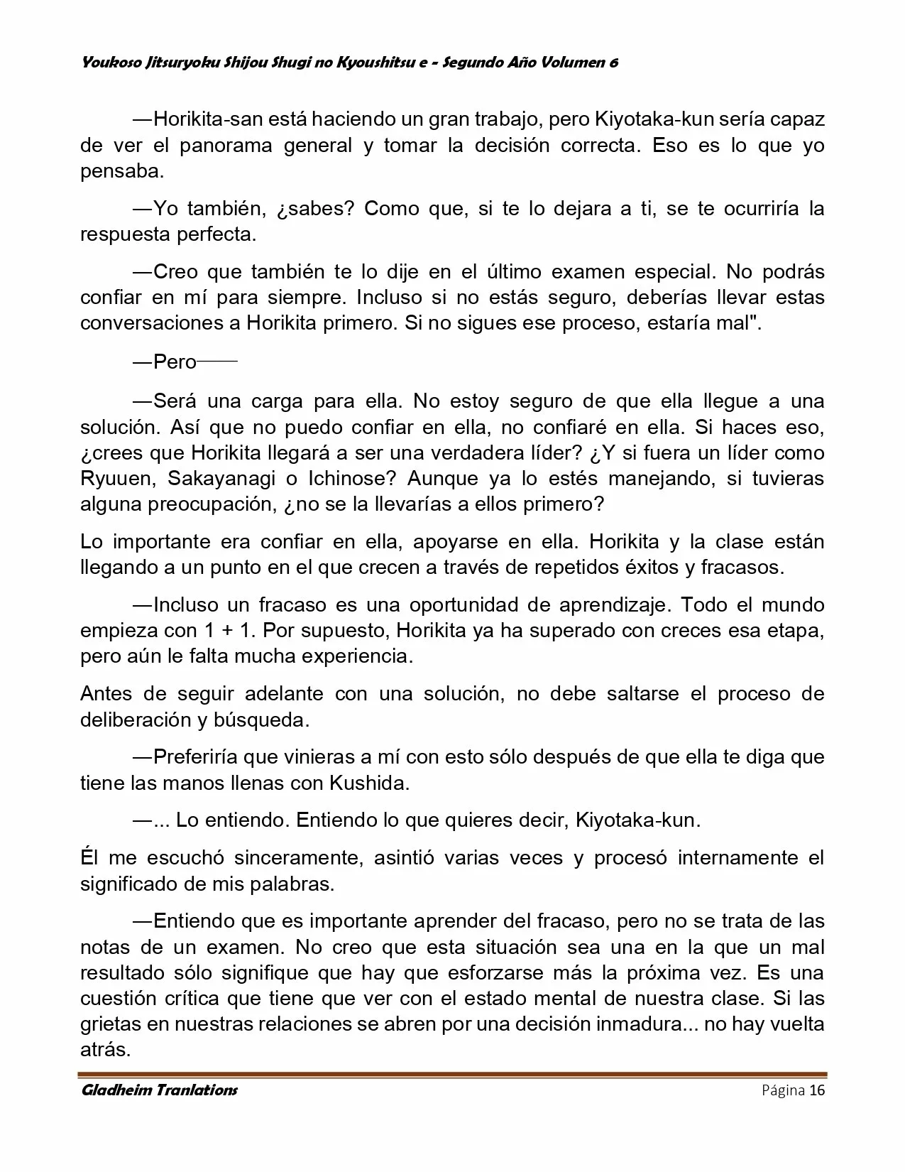 Página 16 del Manga