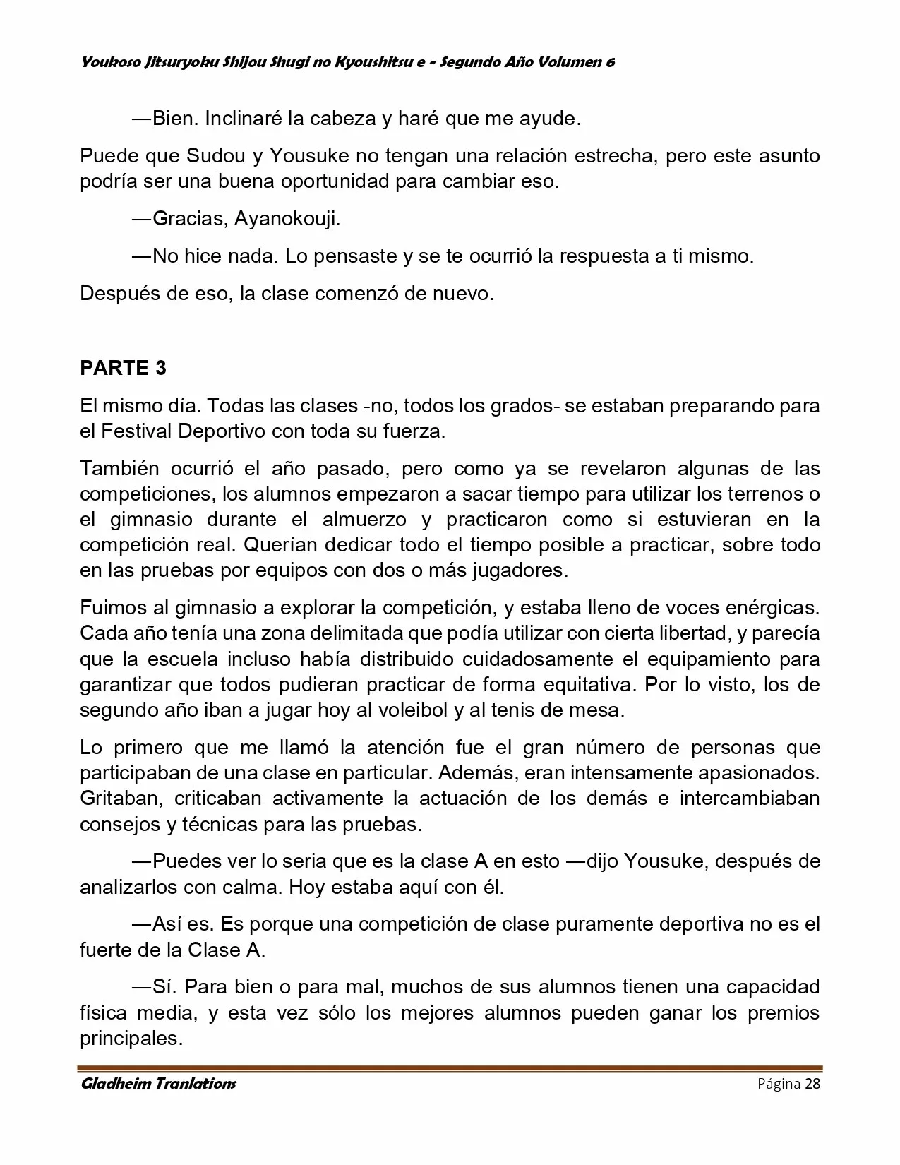 Página 28 del Manga