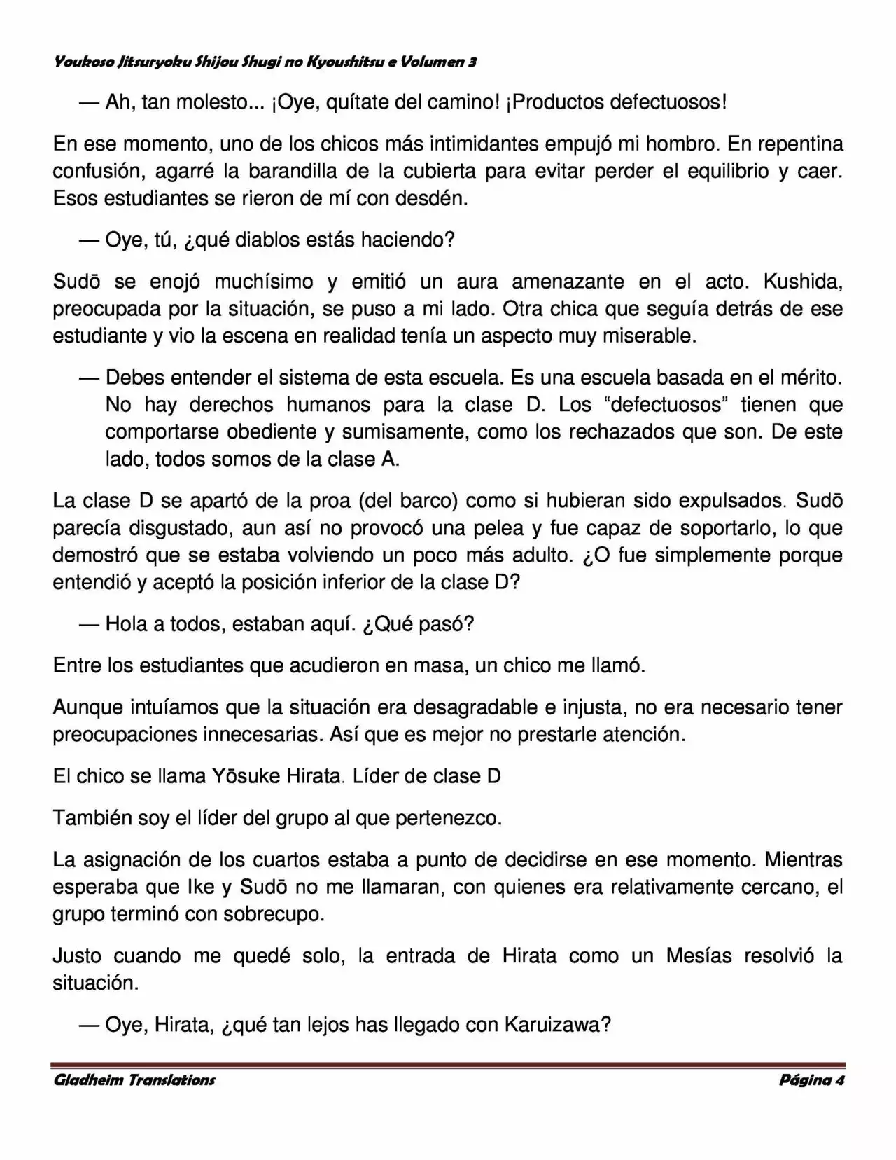 Página 4 del Manga