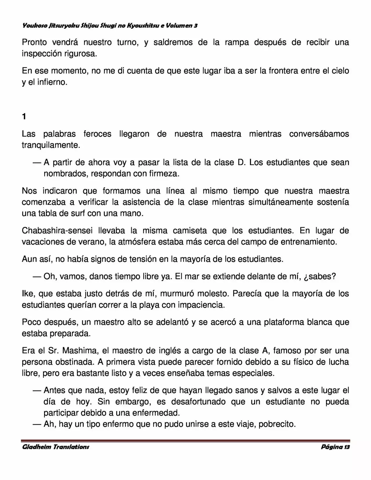 Página 13 del Manga