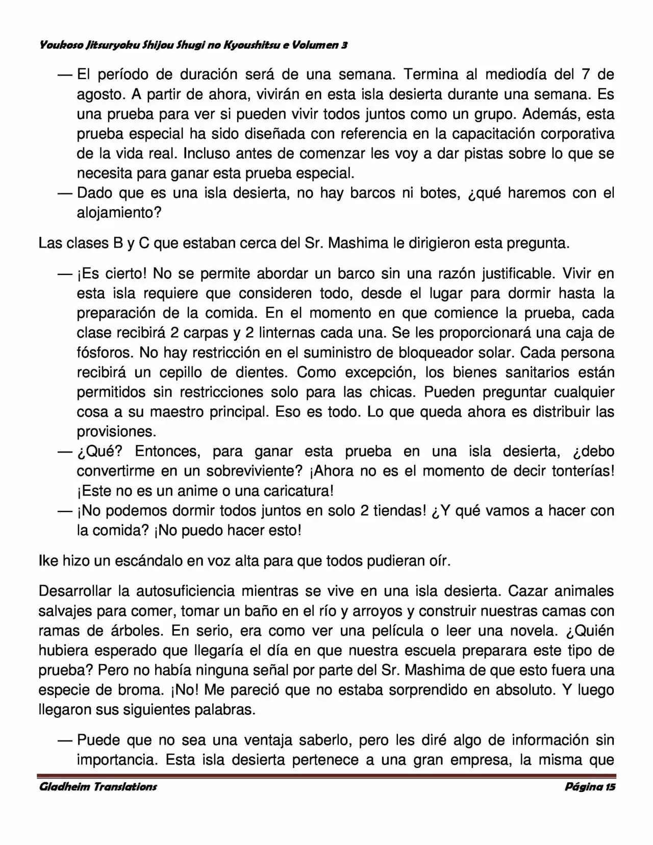 Página 15 del Manga