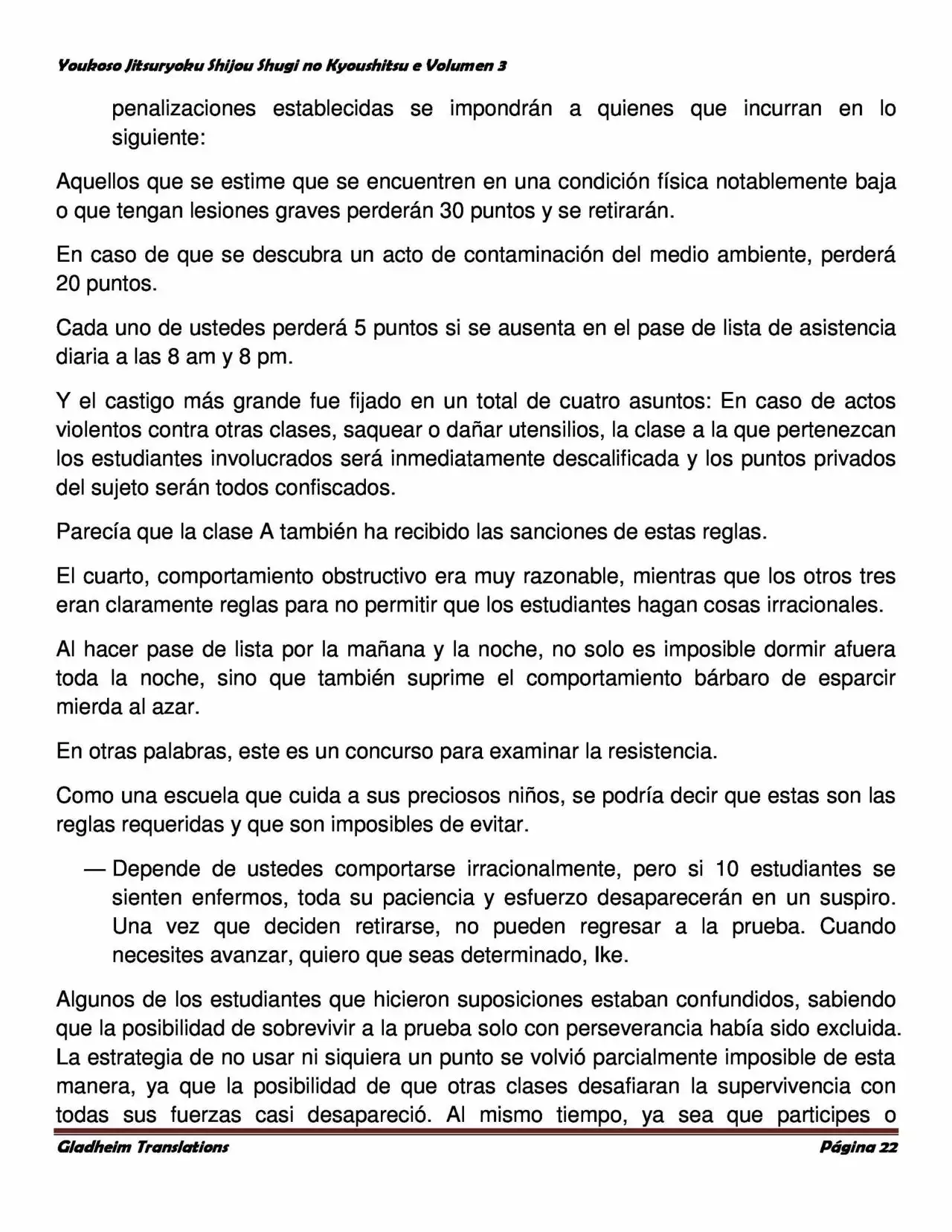 Página 22 del Manga