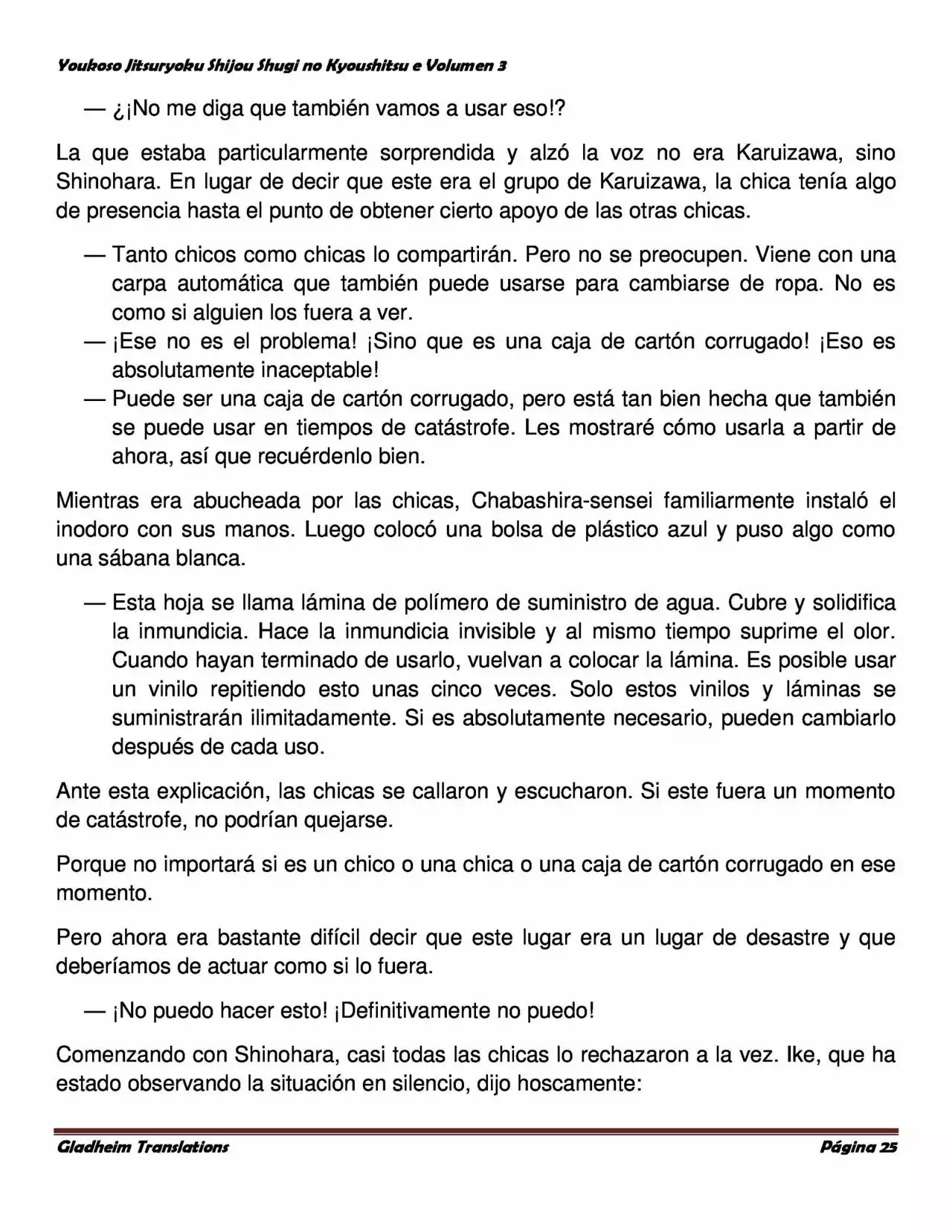 Página 25 del Manga