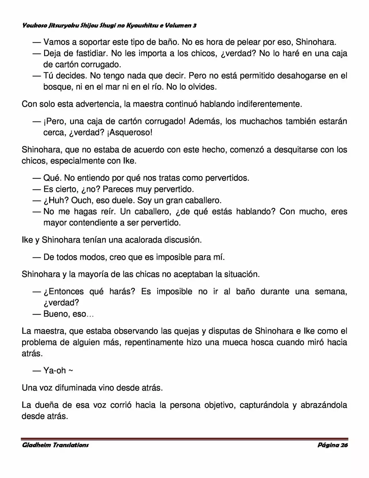 Página 26 del Manga