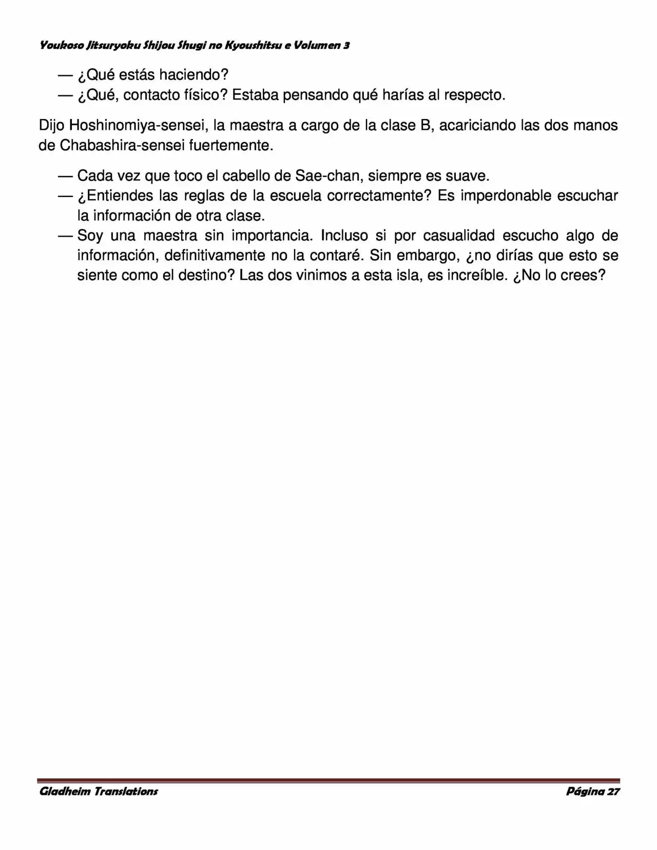 Página 27 del Manga