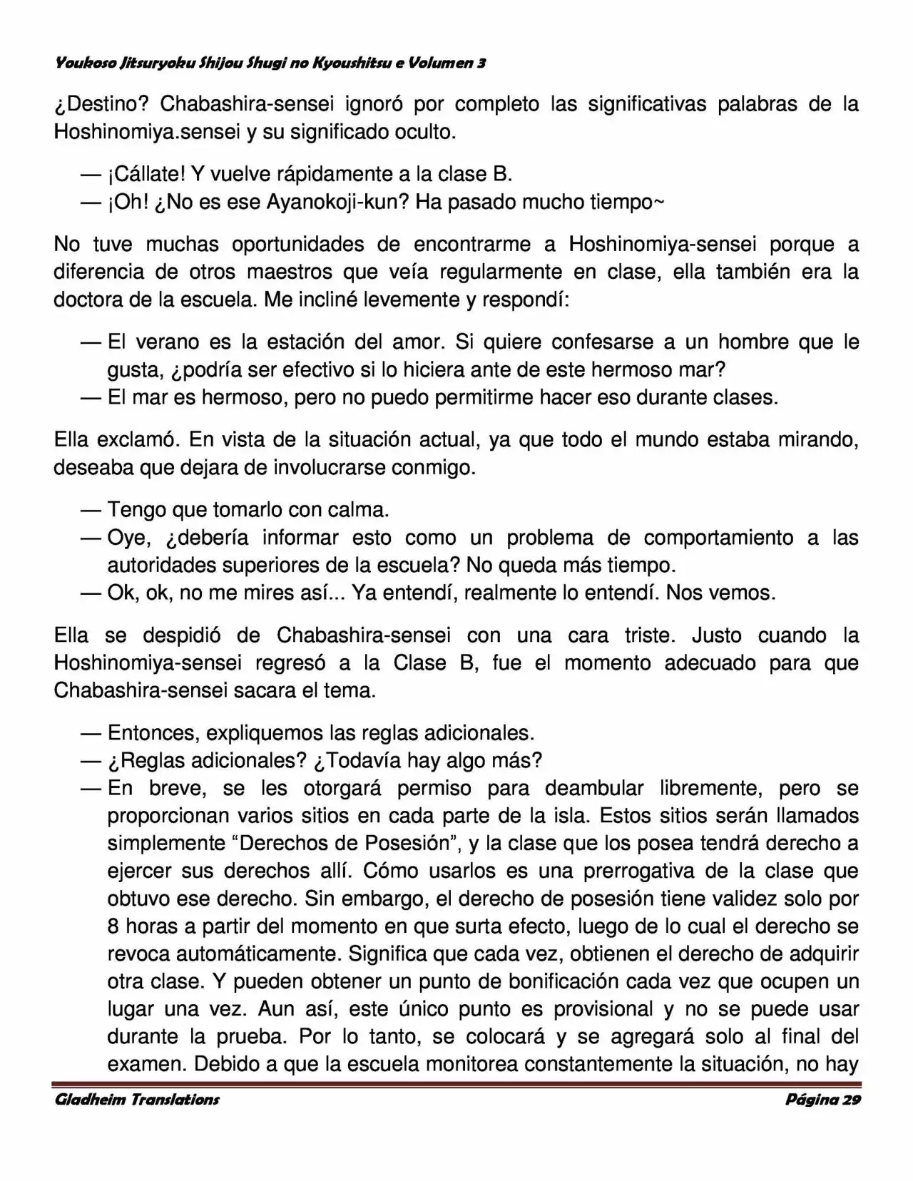 Página 29 del Manga