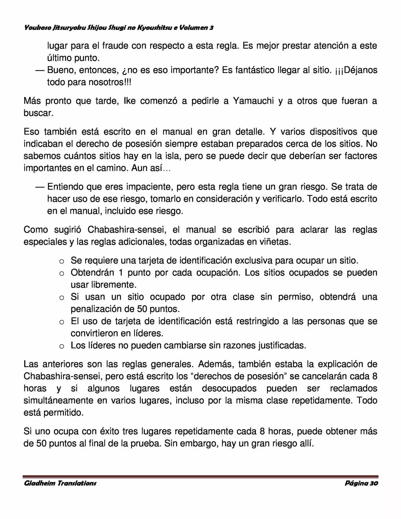 Página 30 del Manga