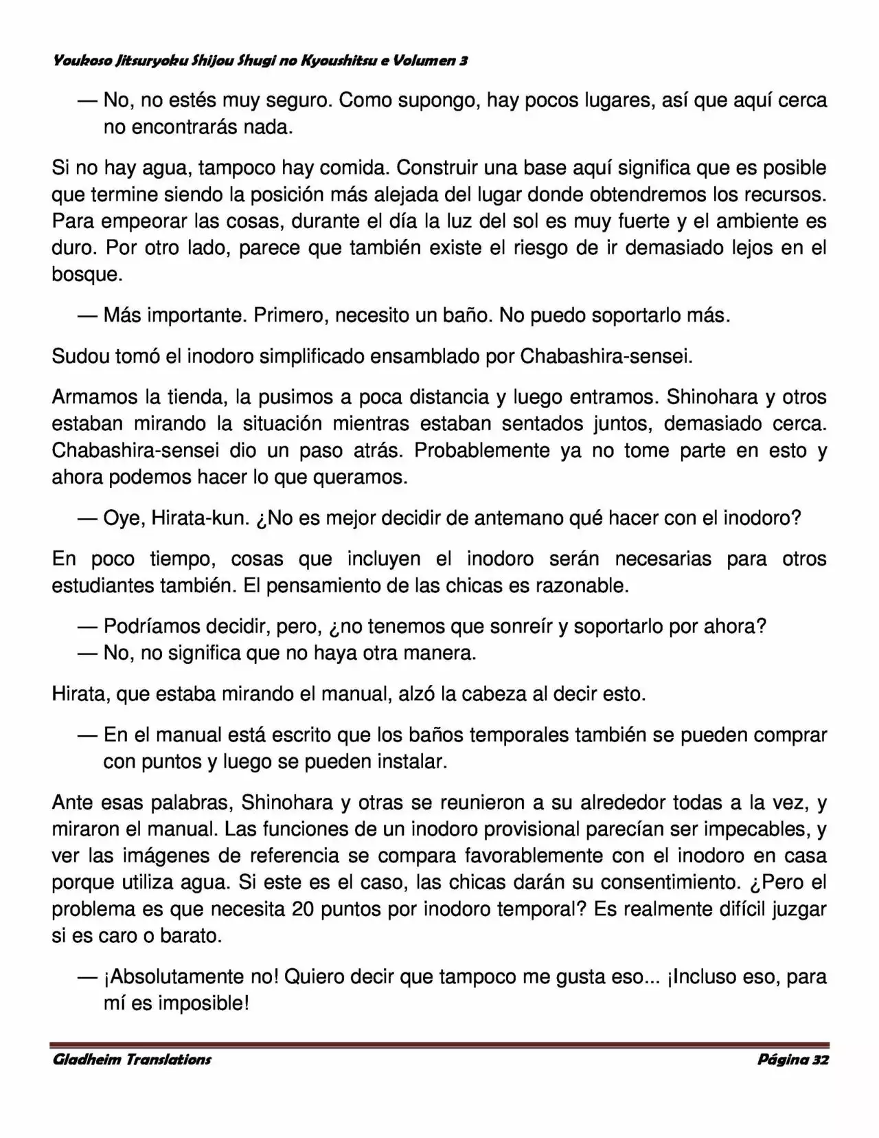 Página 32 del Manga