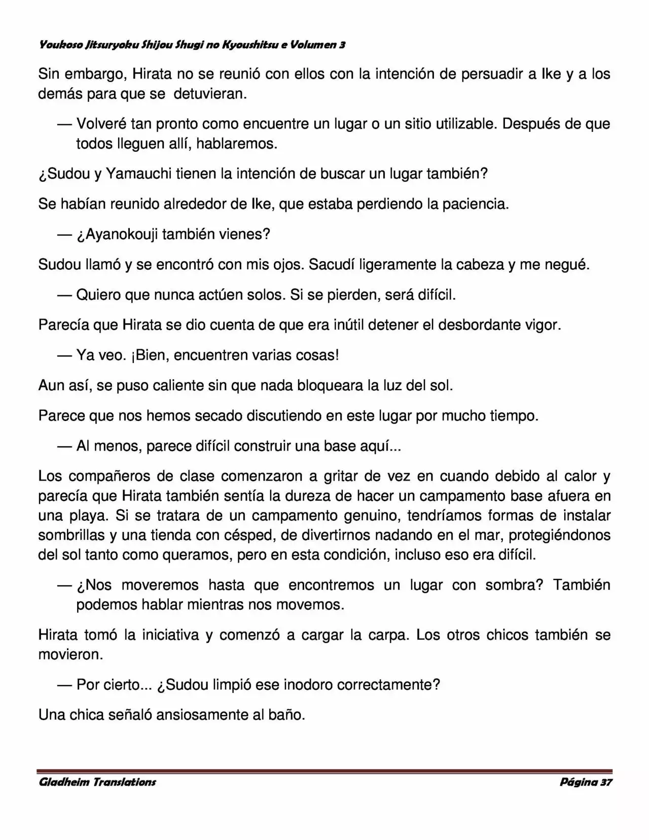 Página 37 del Manga