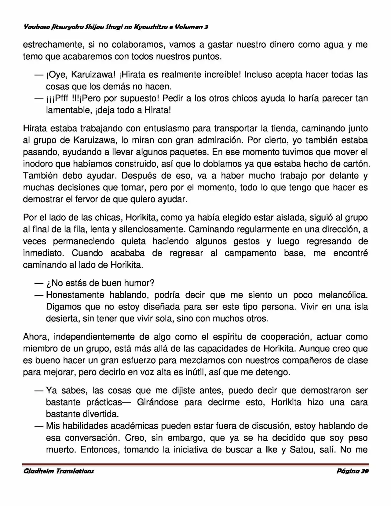 Página 39 del Manga