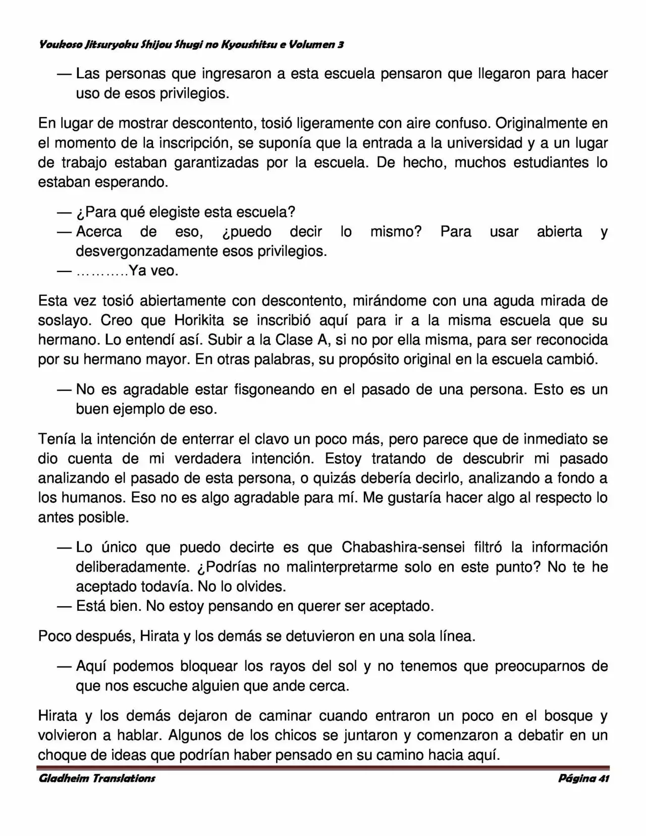 Página 41 del Manga