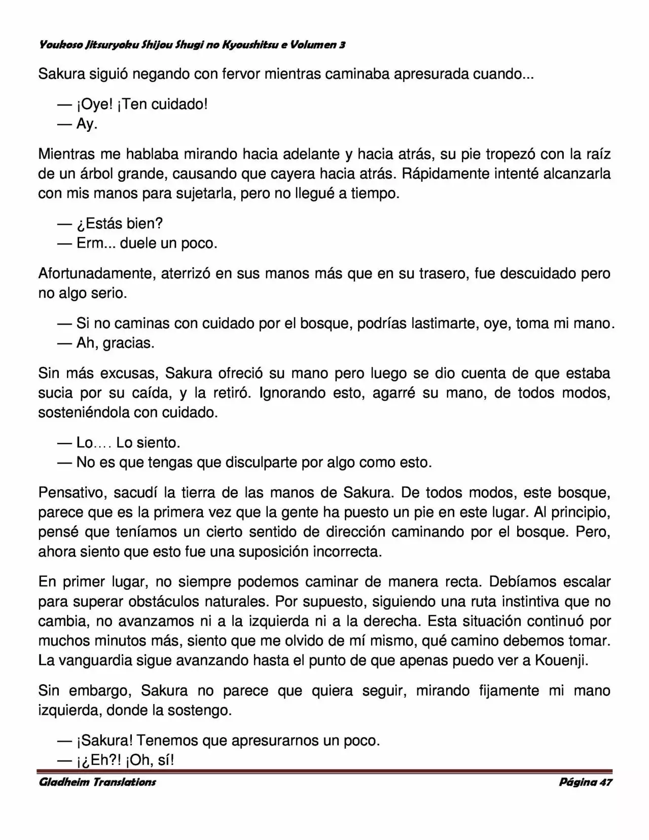 Página 47 del Manga