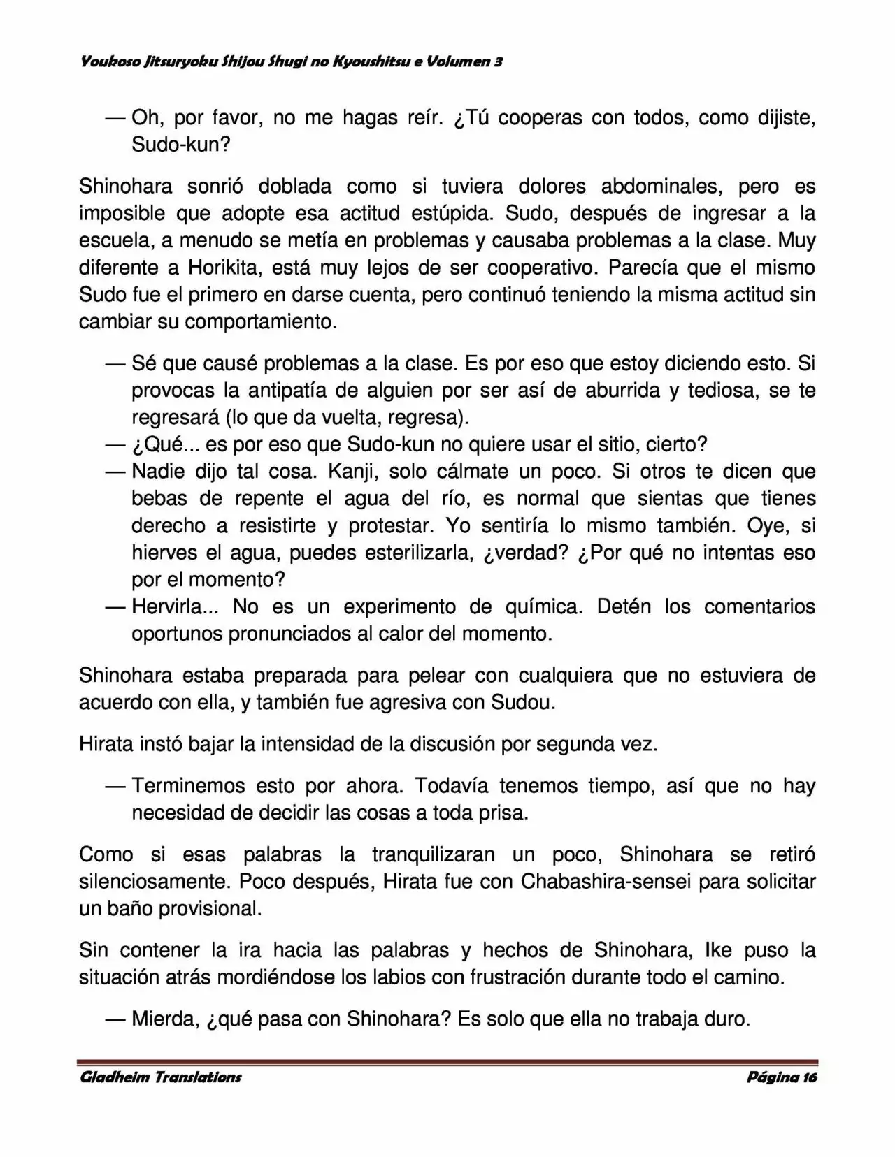 Página 16 del Manga