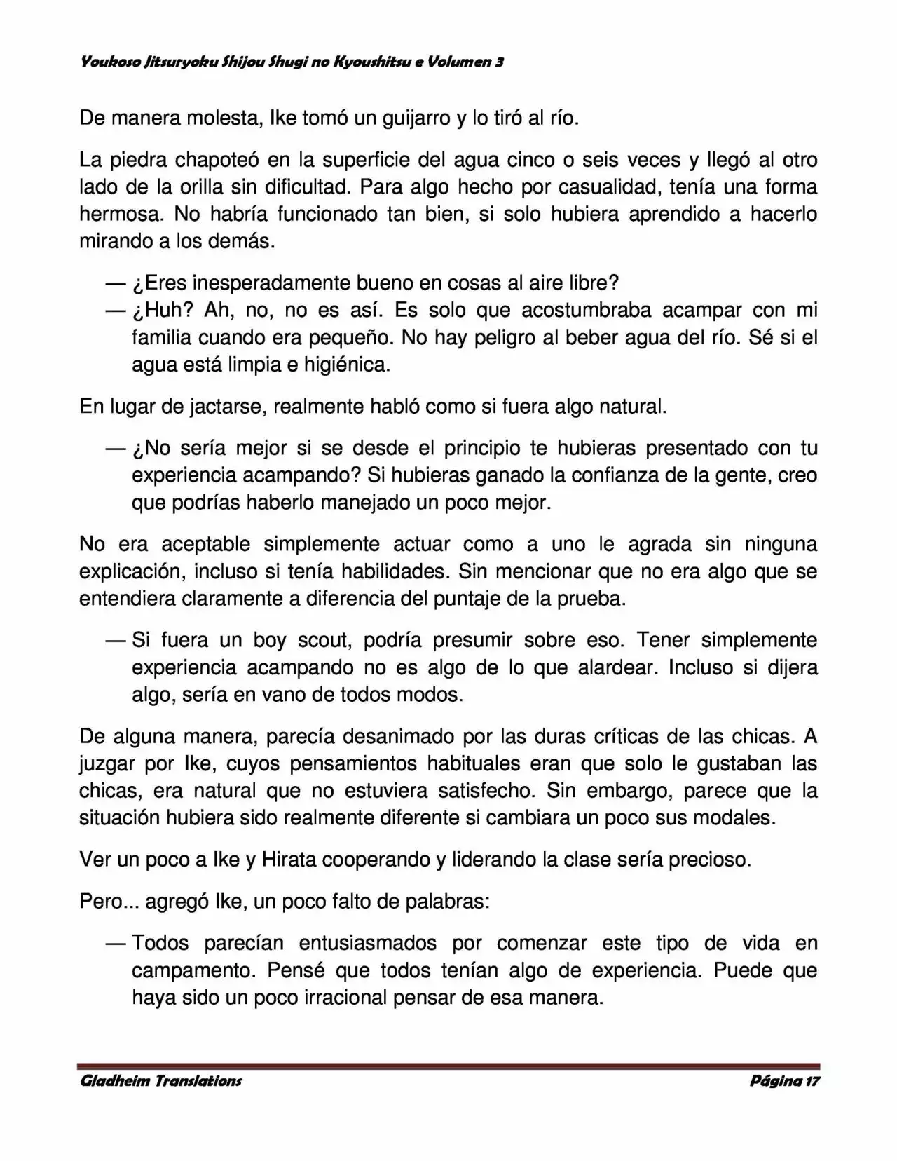 Página 17 del Manga