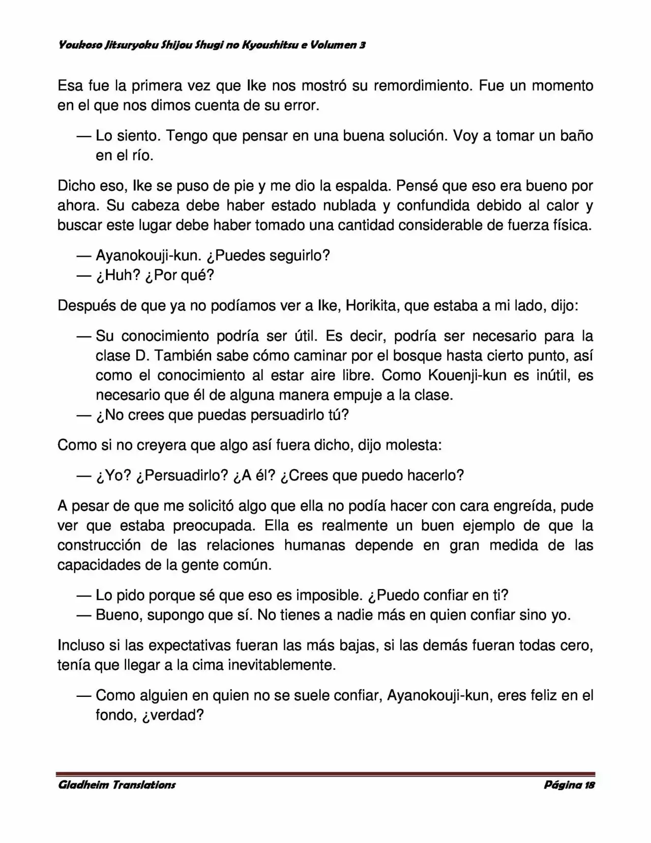 Página 18 del Manga