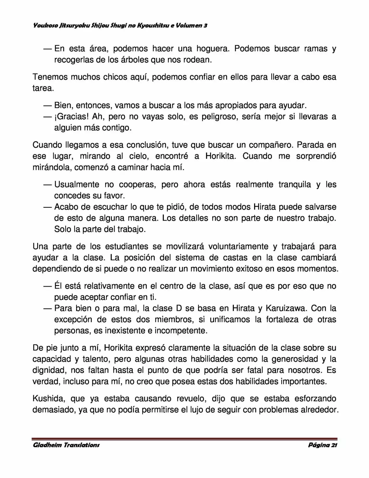 Página 21 del Manga