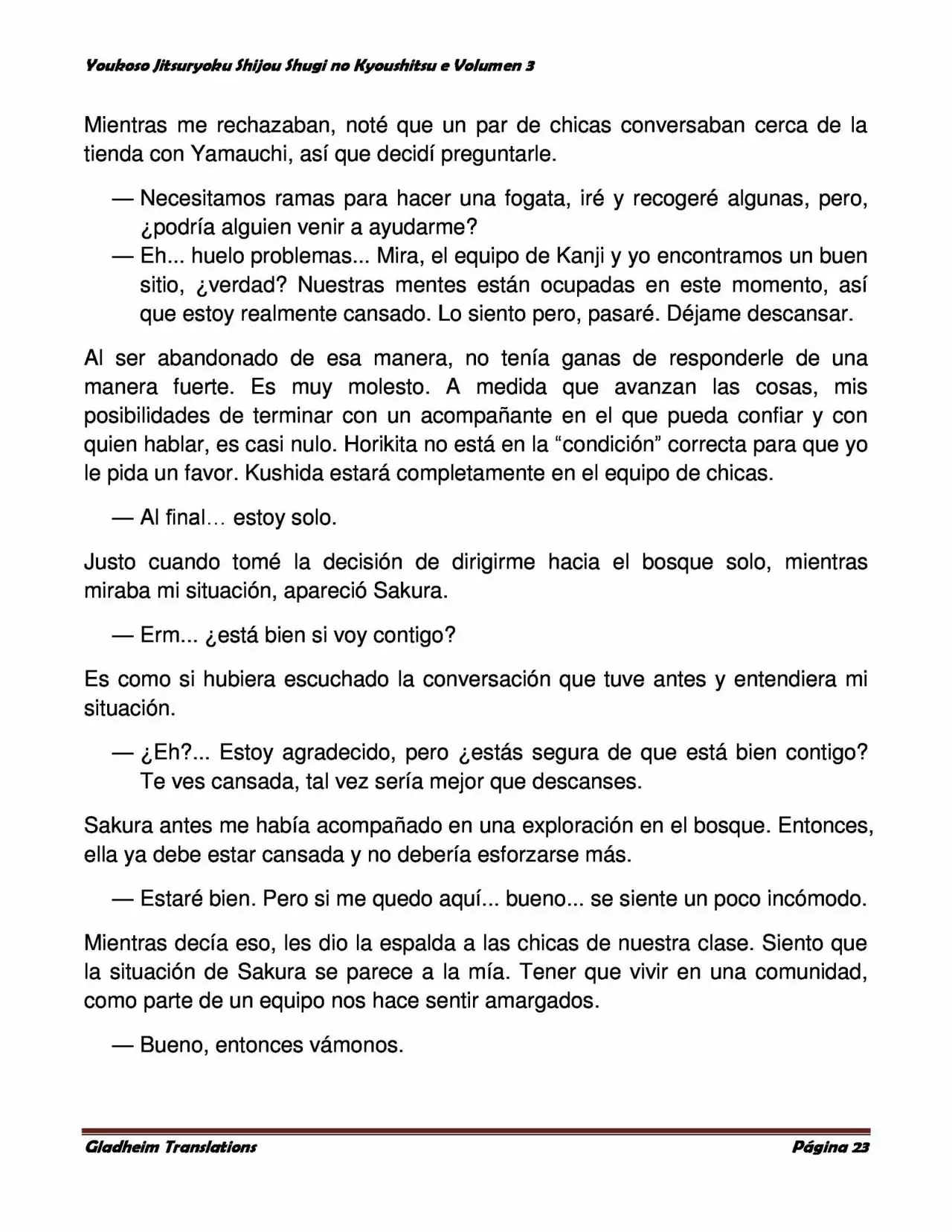 Página 23 del Manga