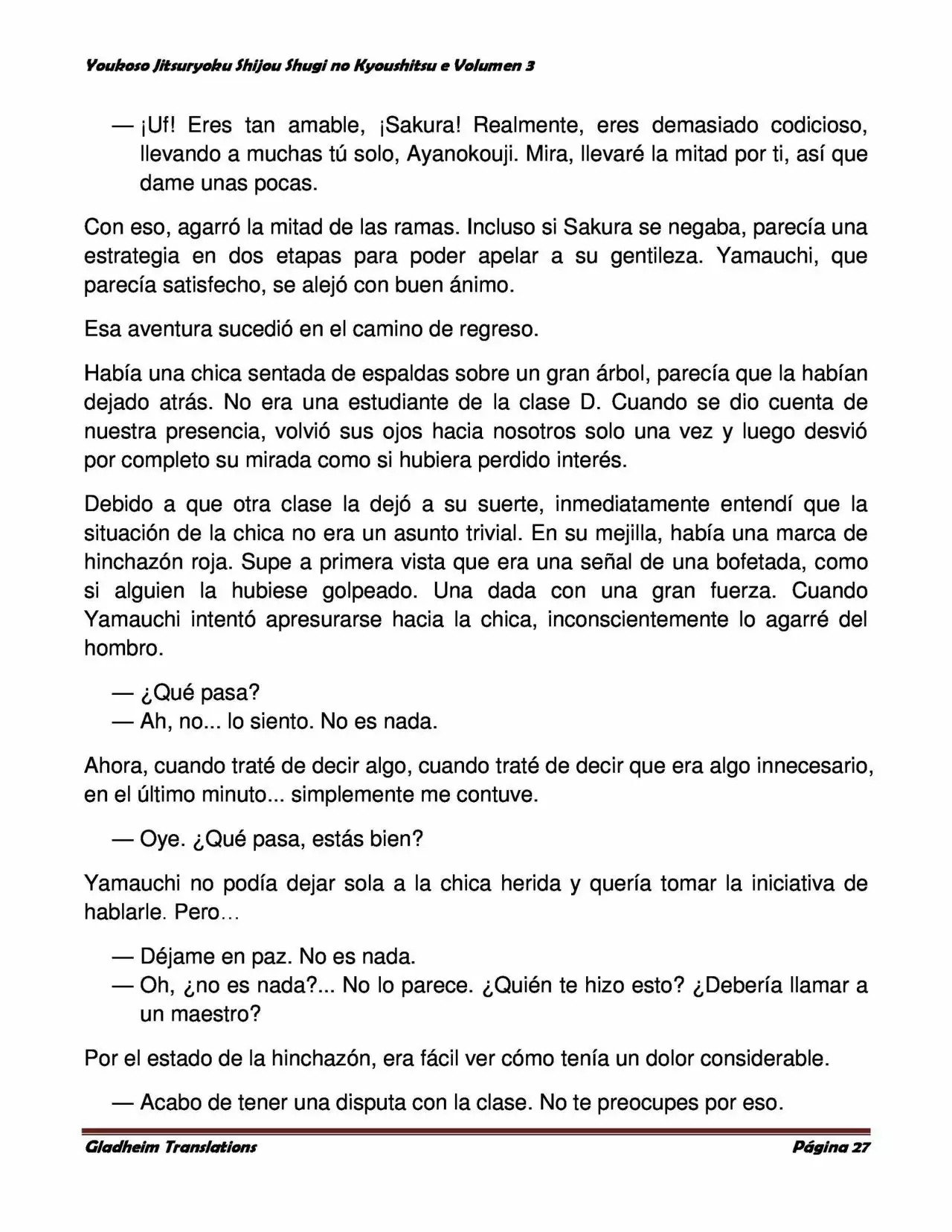 Página 27 del Manga