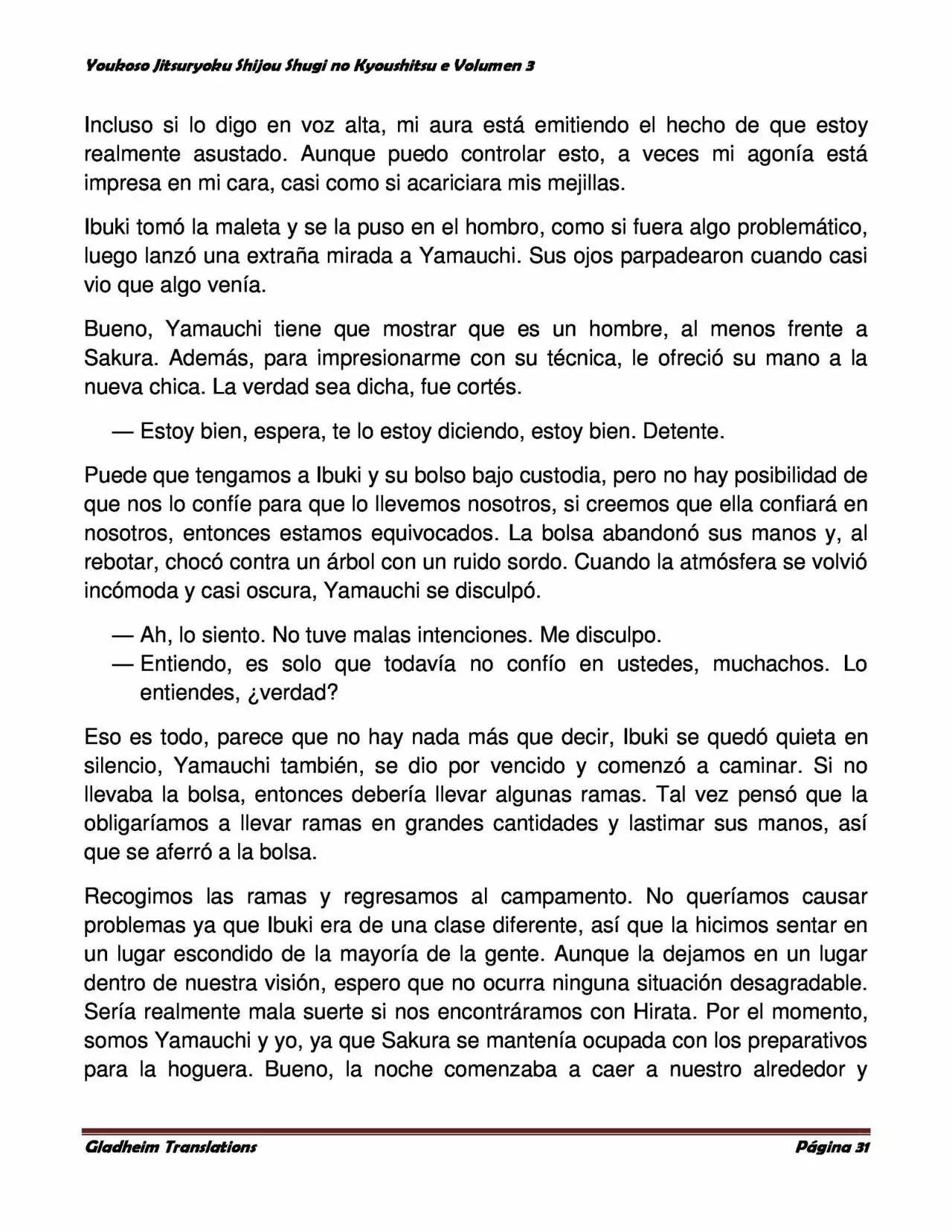 Página 31 del Manga