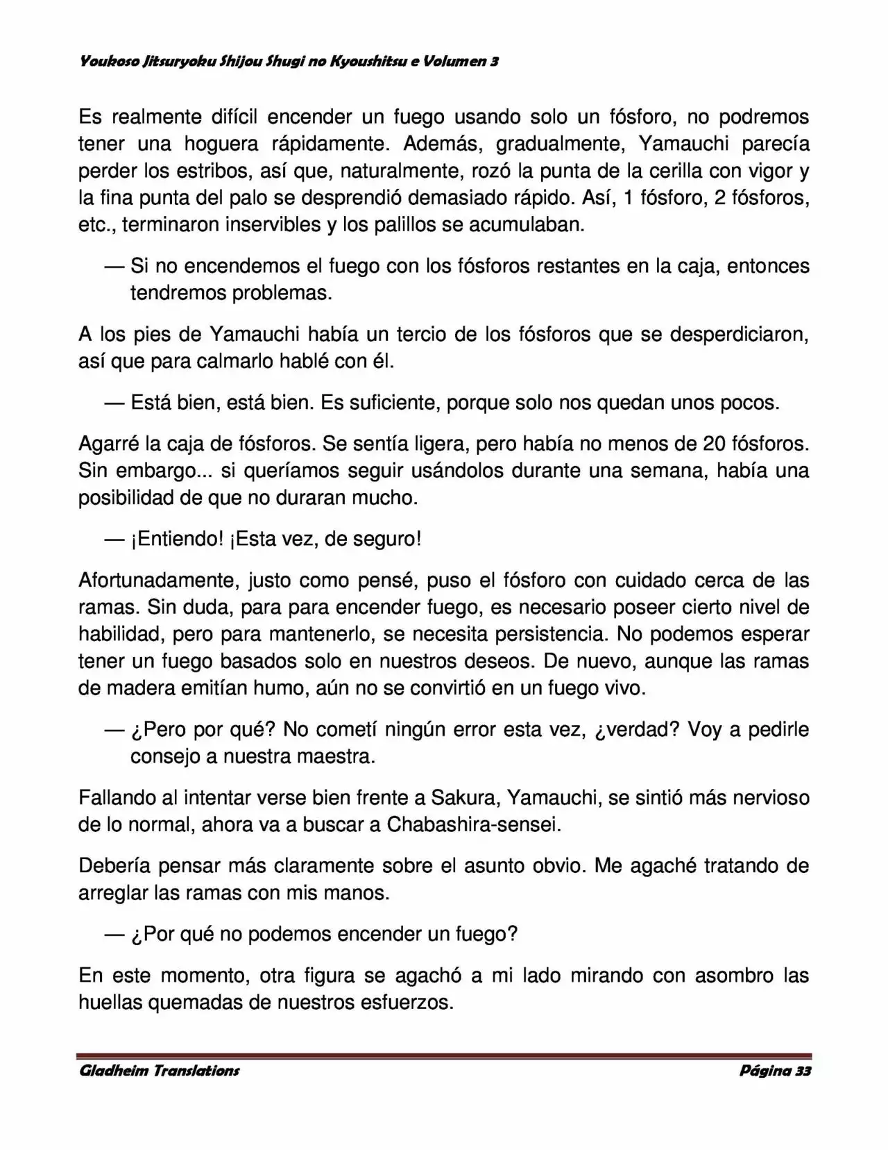 Página 33 del Manga