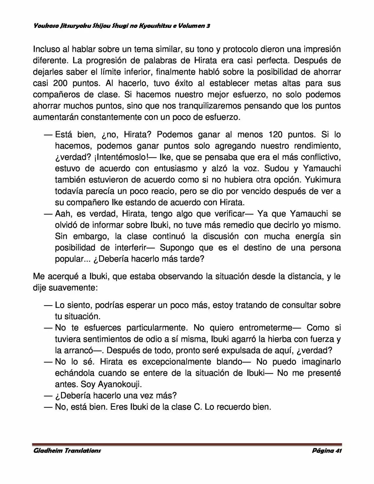 Página 41 del Manga