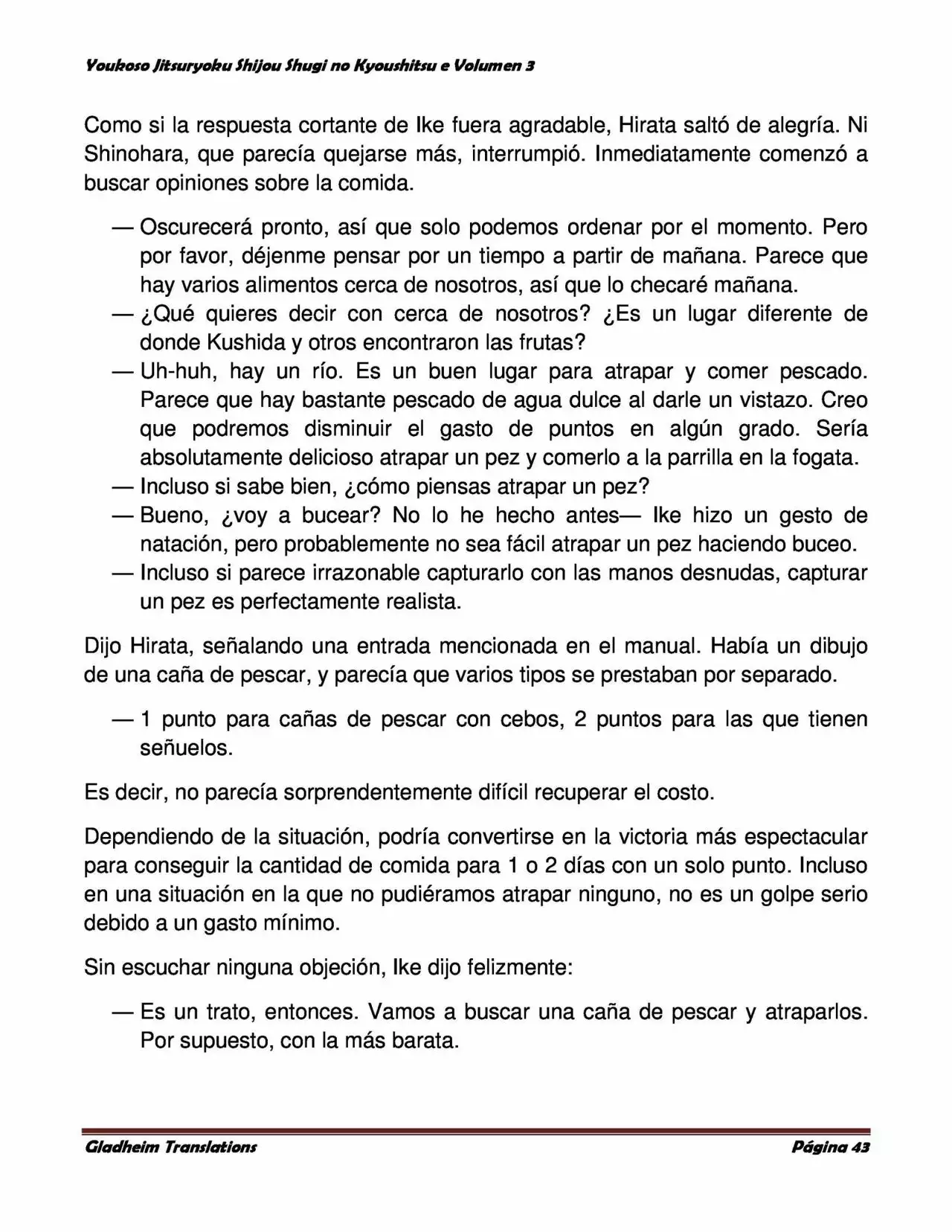 Página 43 del Manga