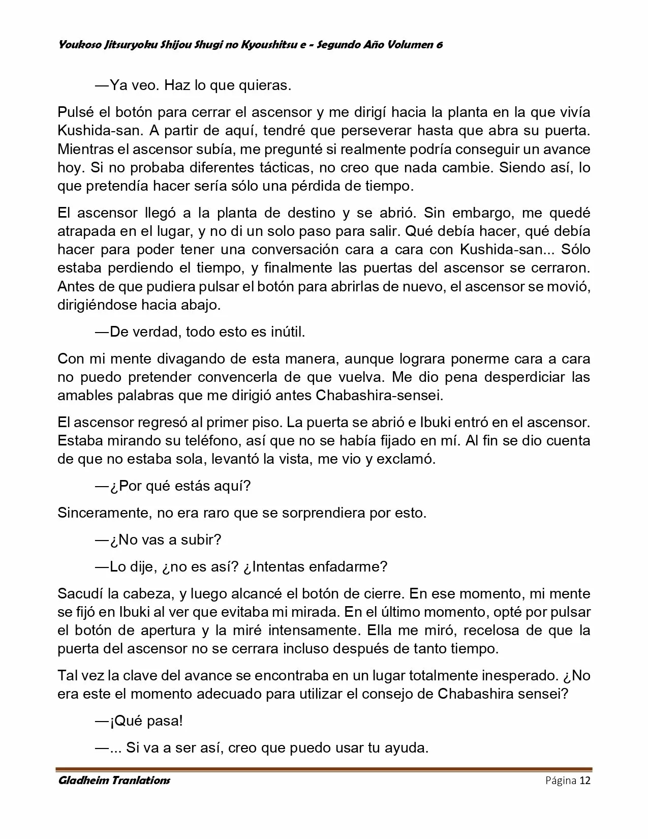 Página 12 del Manga