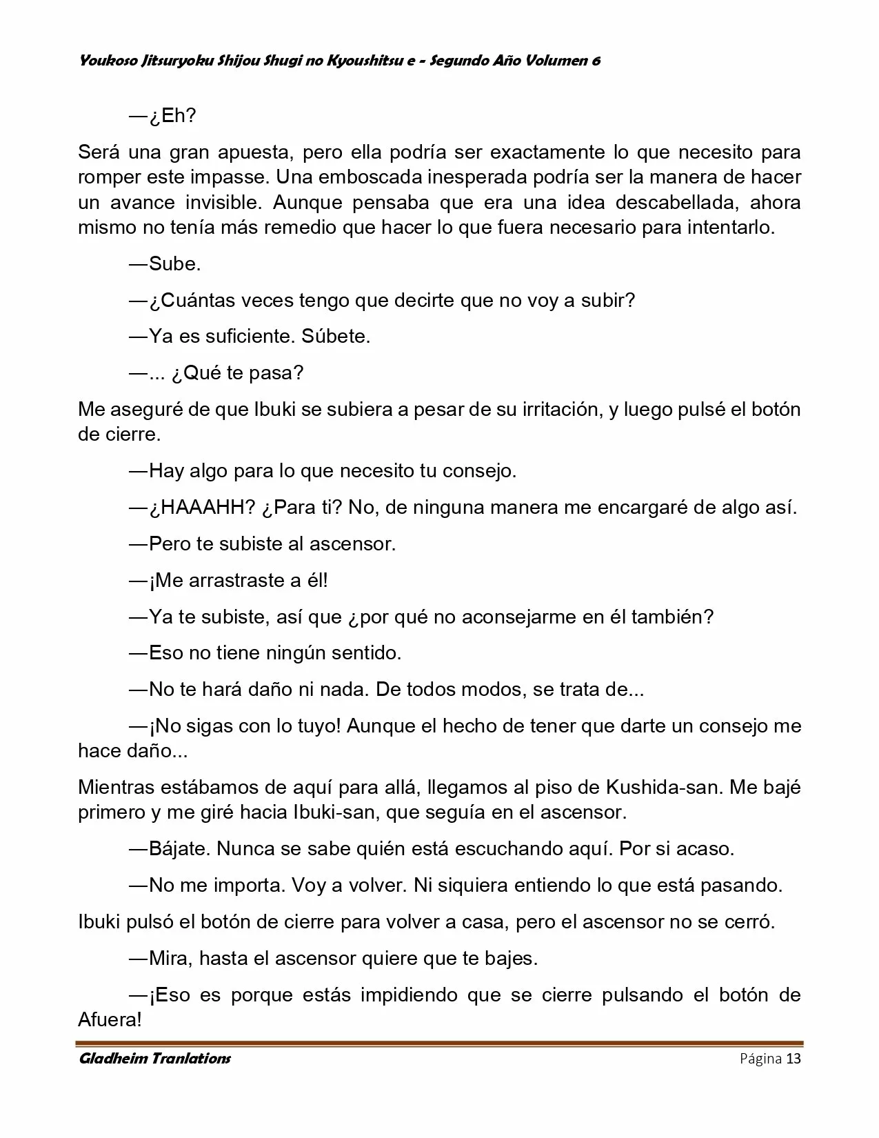 Página 13 del Manga