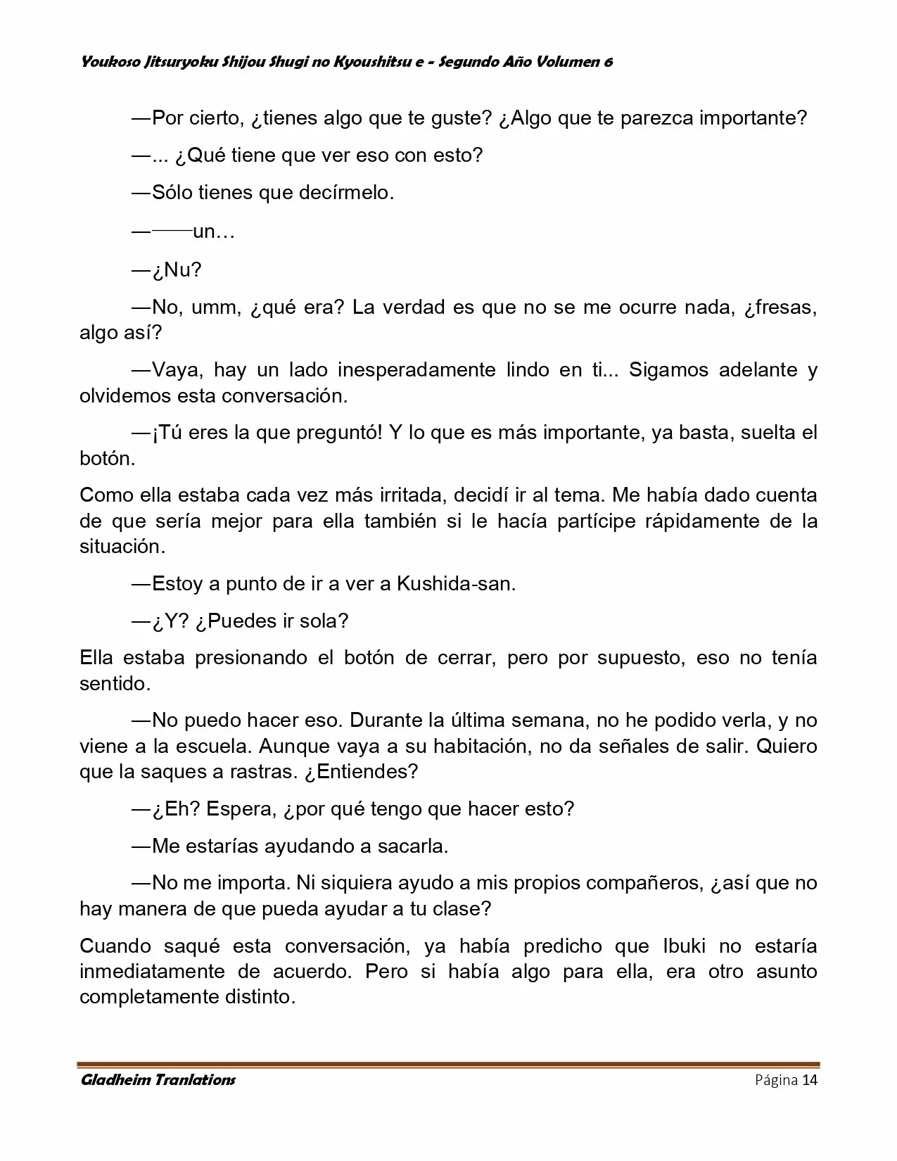 Página 14 del Manga