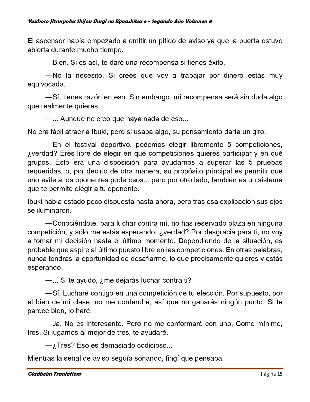 Página 15 del Manga