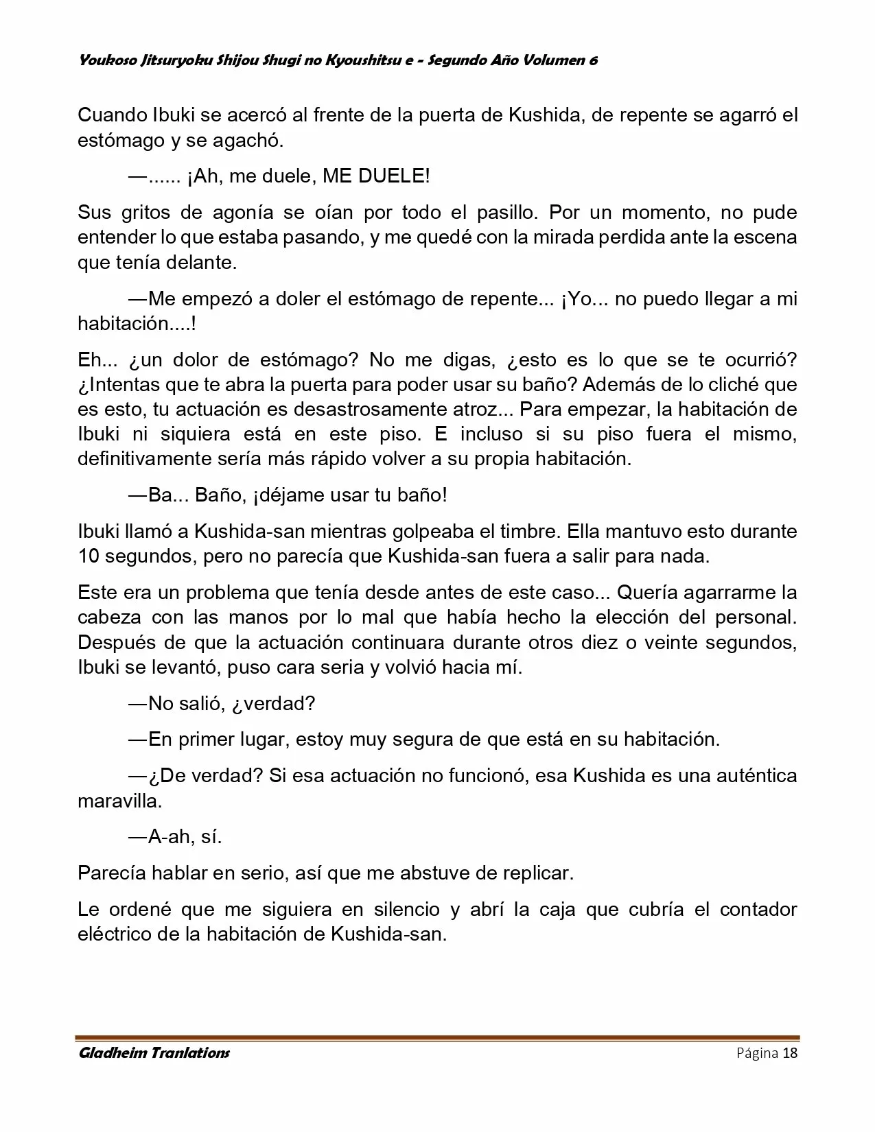 Página 18 del Manga