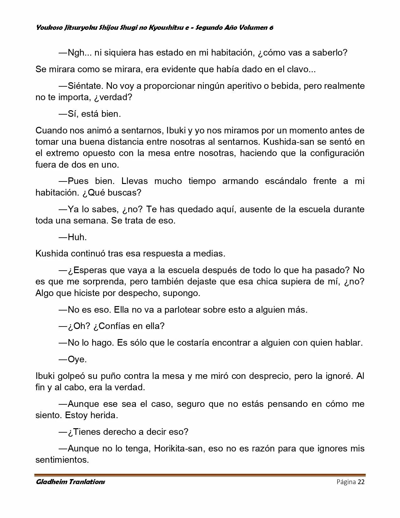 Página 22 del Manga