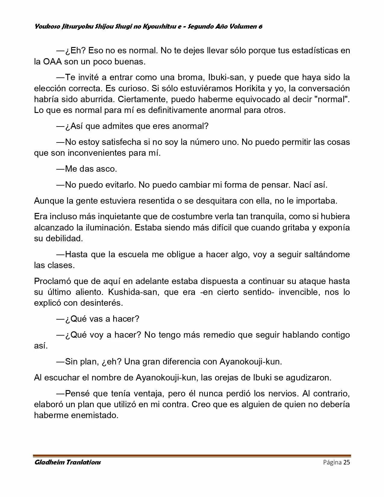 Página 25 del Manga