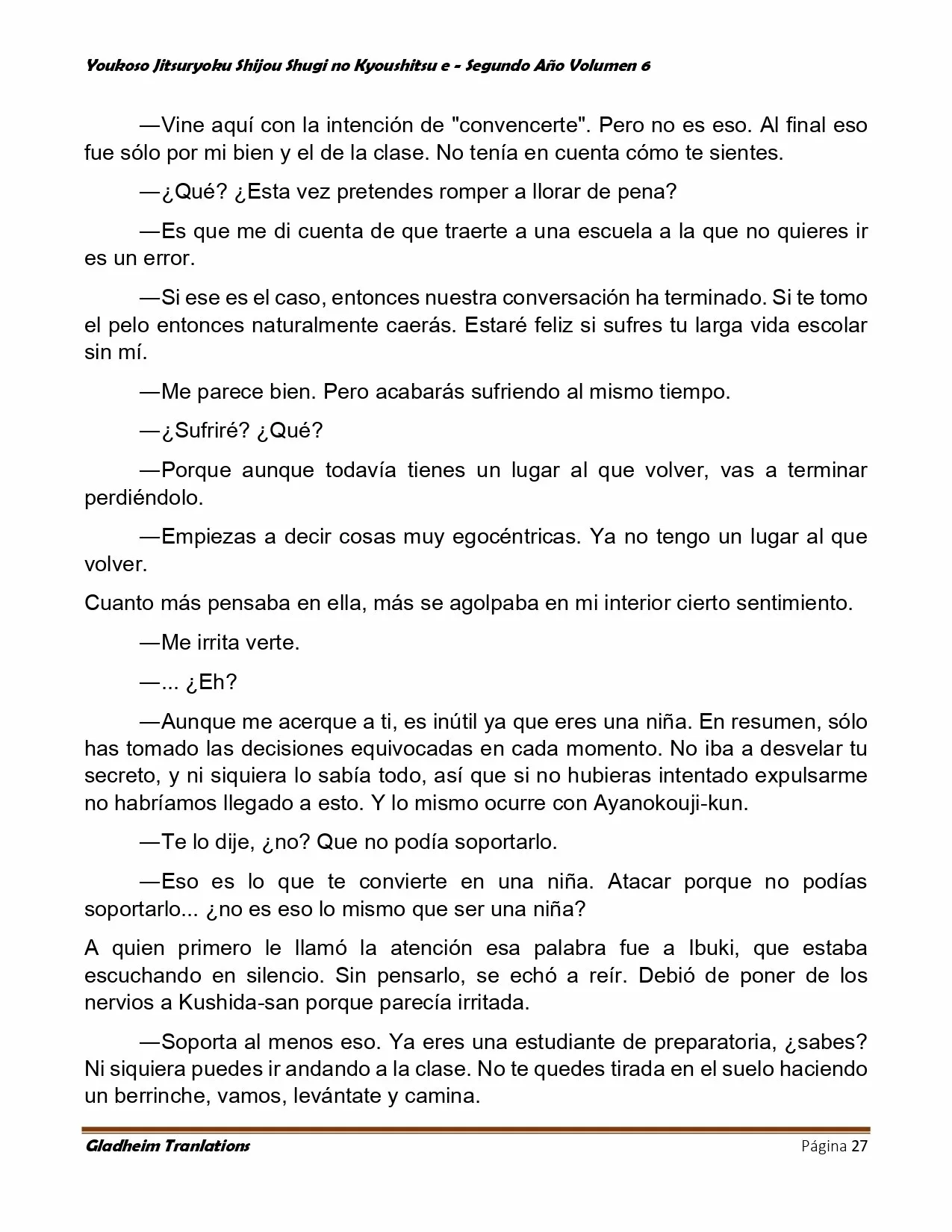 Página 27 del Manga