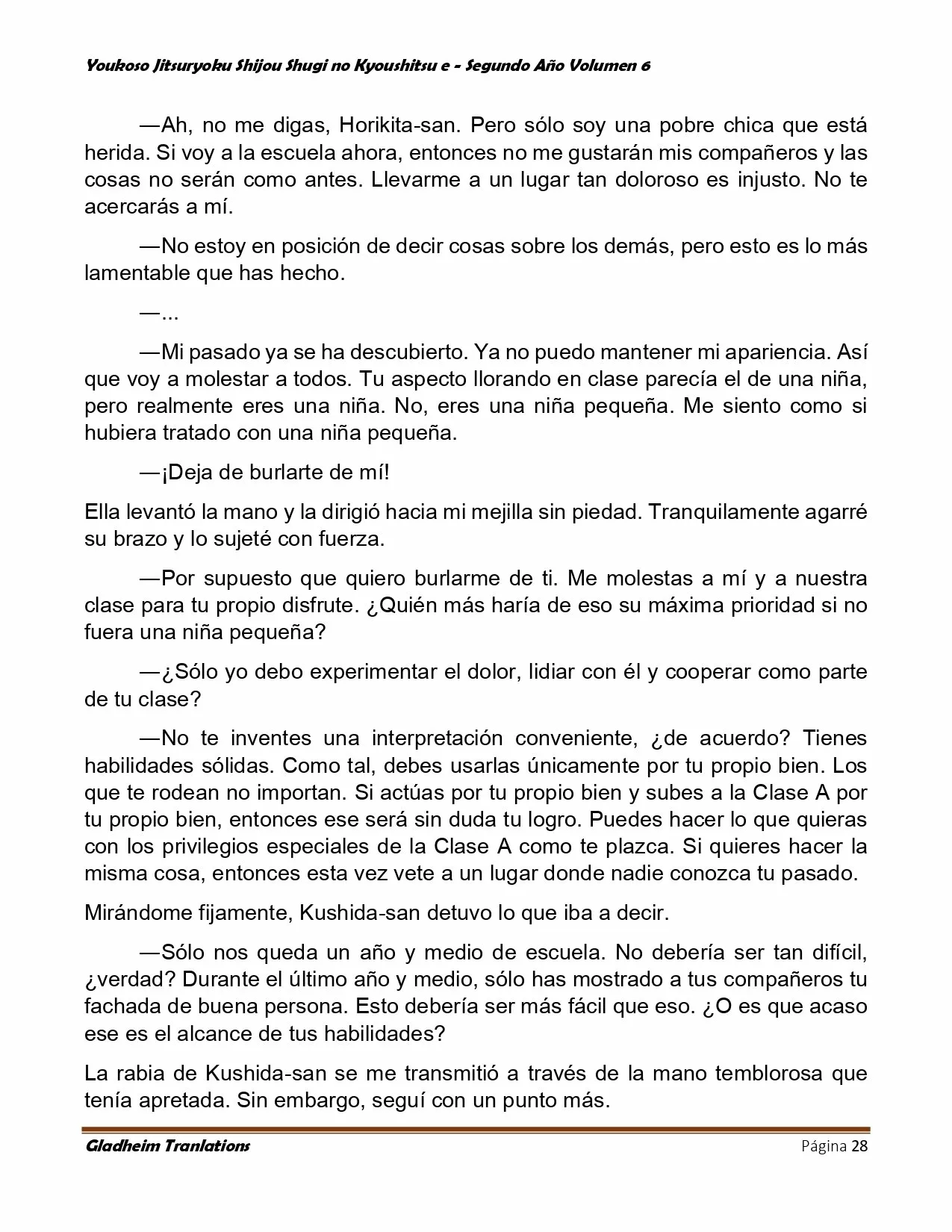 Página 28 del Manga