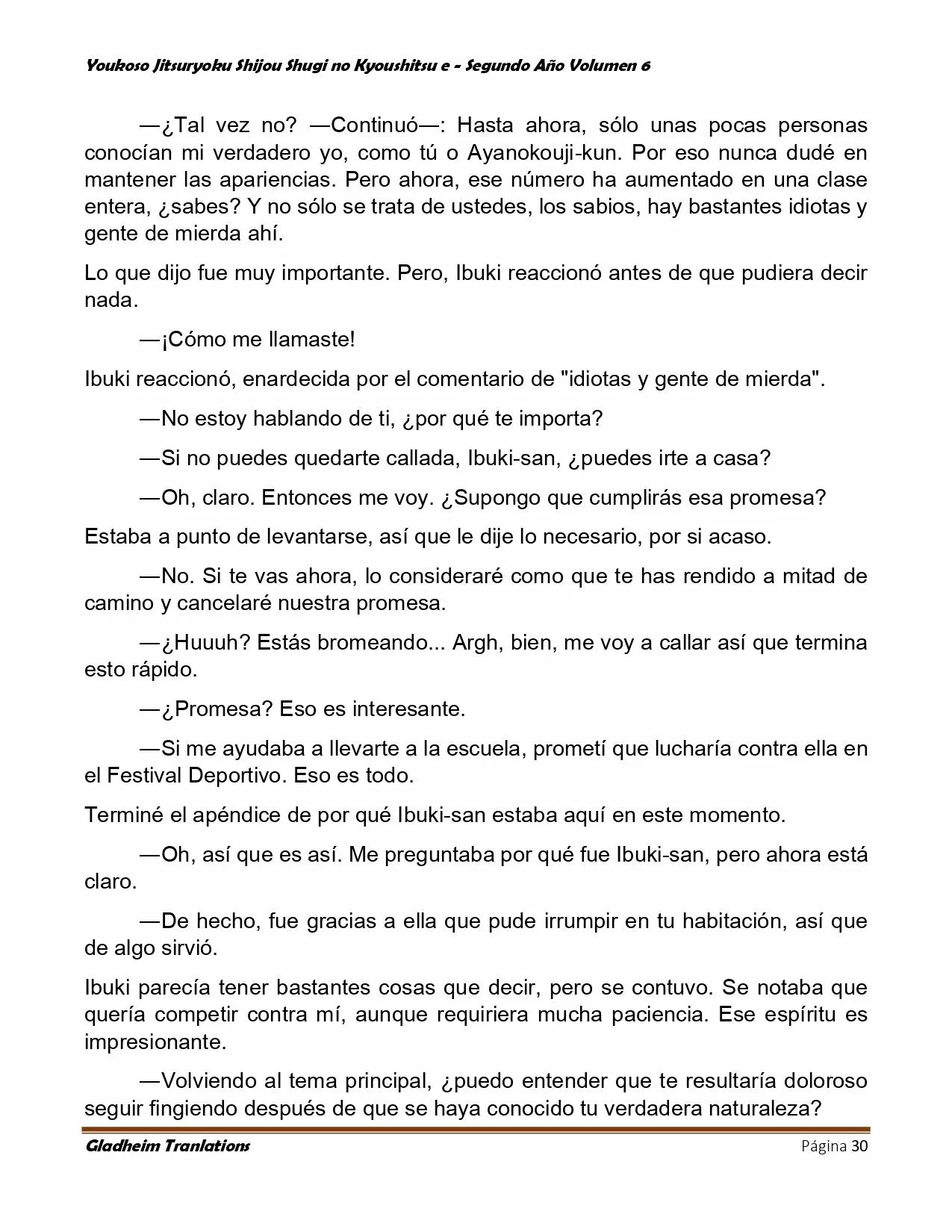 Página 30 del Manga