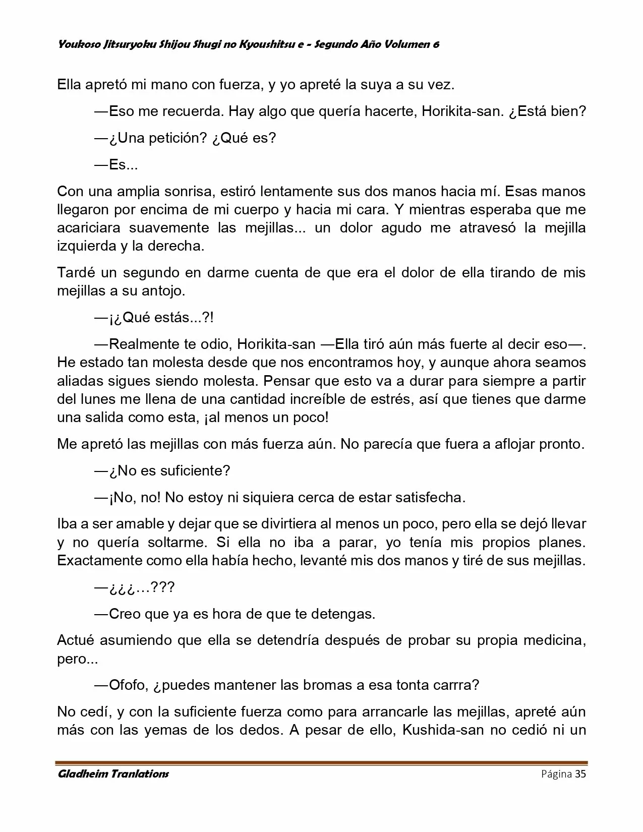 Página 35 del Manga