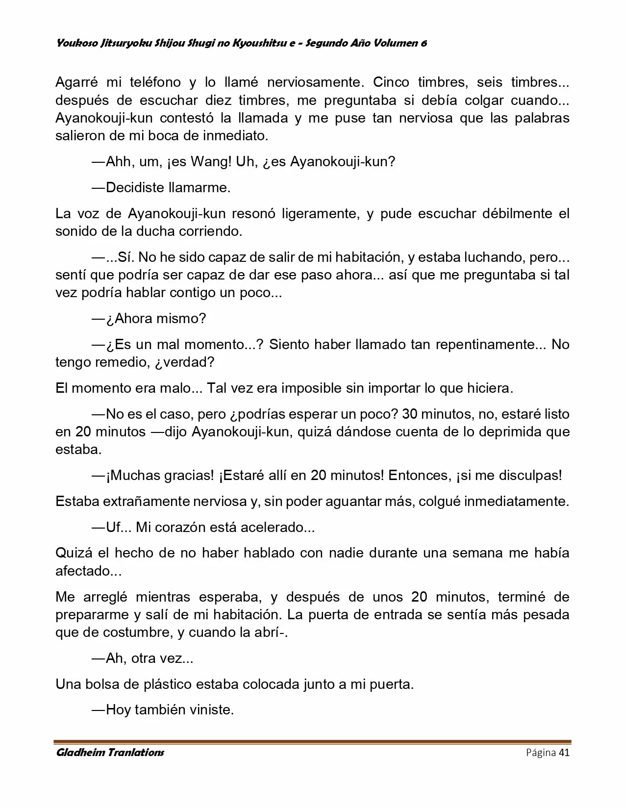 Página 41 del Manga