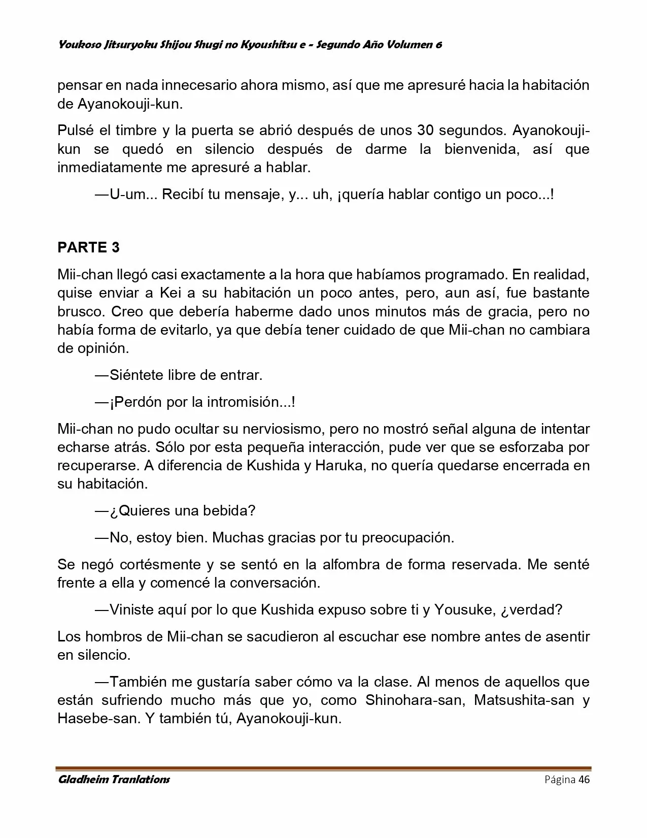 Página 46 del Manga