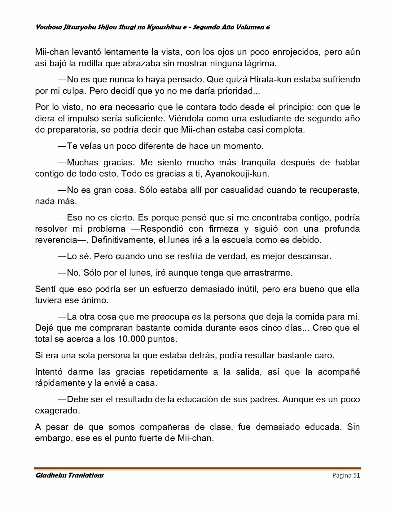 Página 51 del Manga